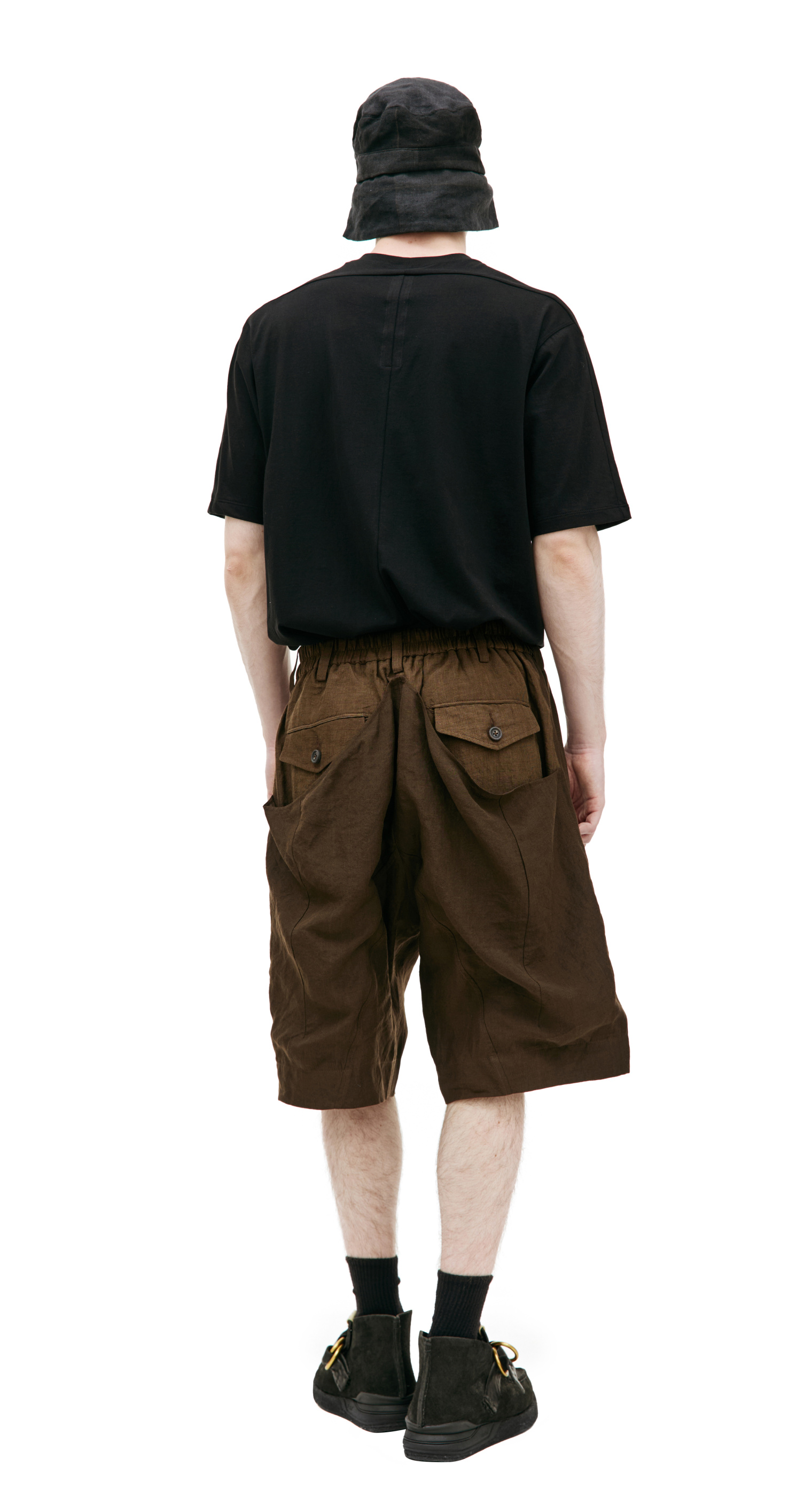 Ziggy Chen Layered bermuda shorts