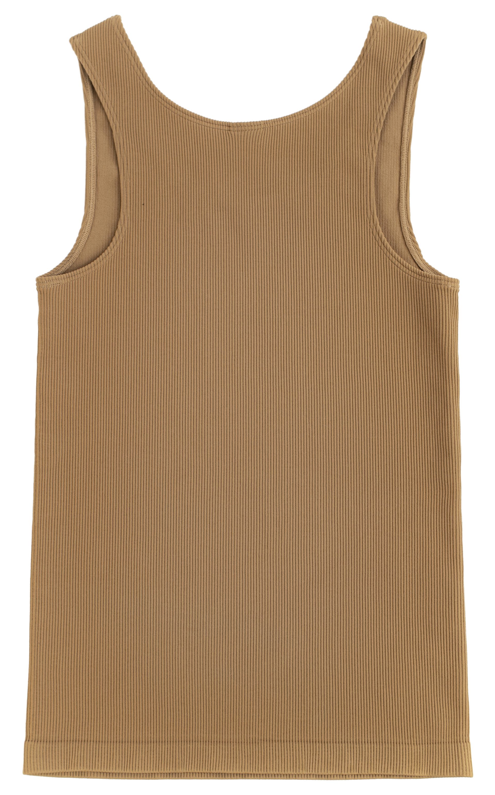 Balenciaga Ribbed tank top in brown