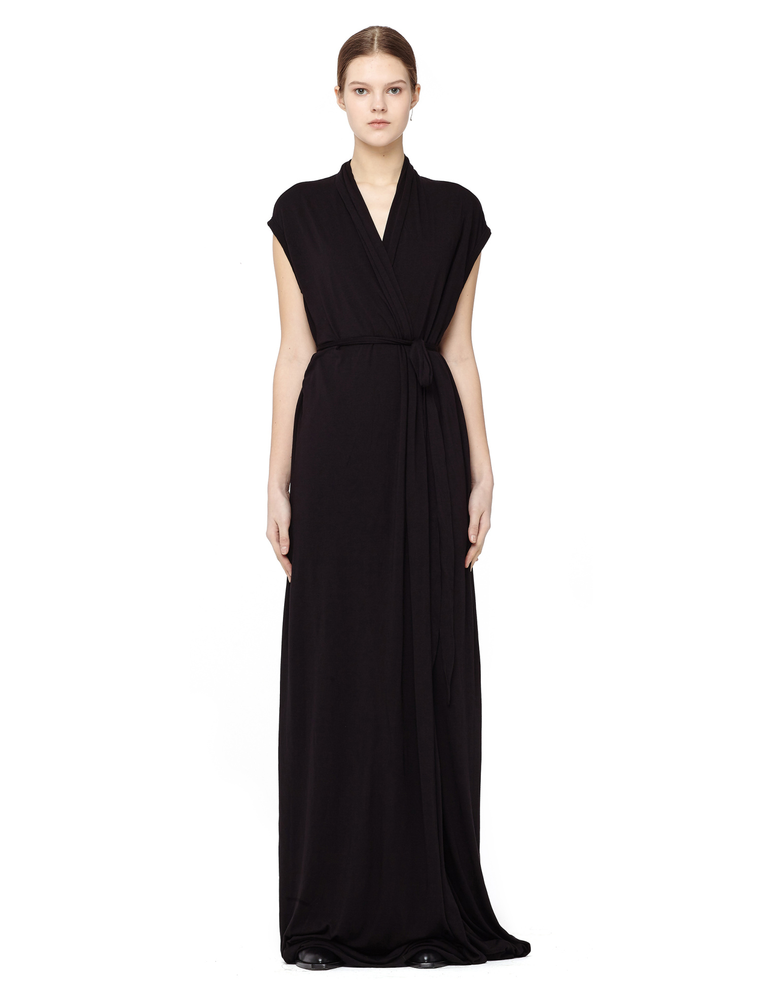 Rick Owens Lilies Платье в пол с запахом