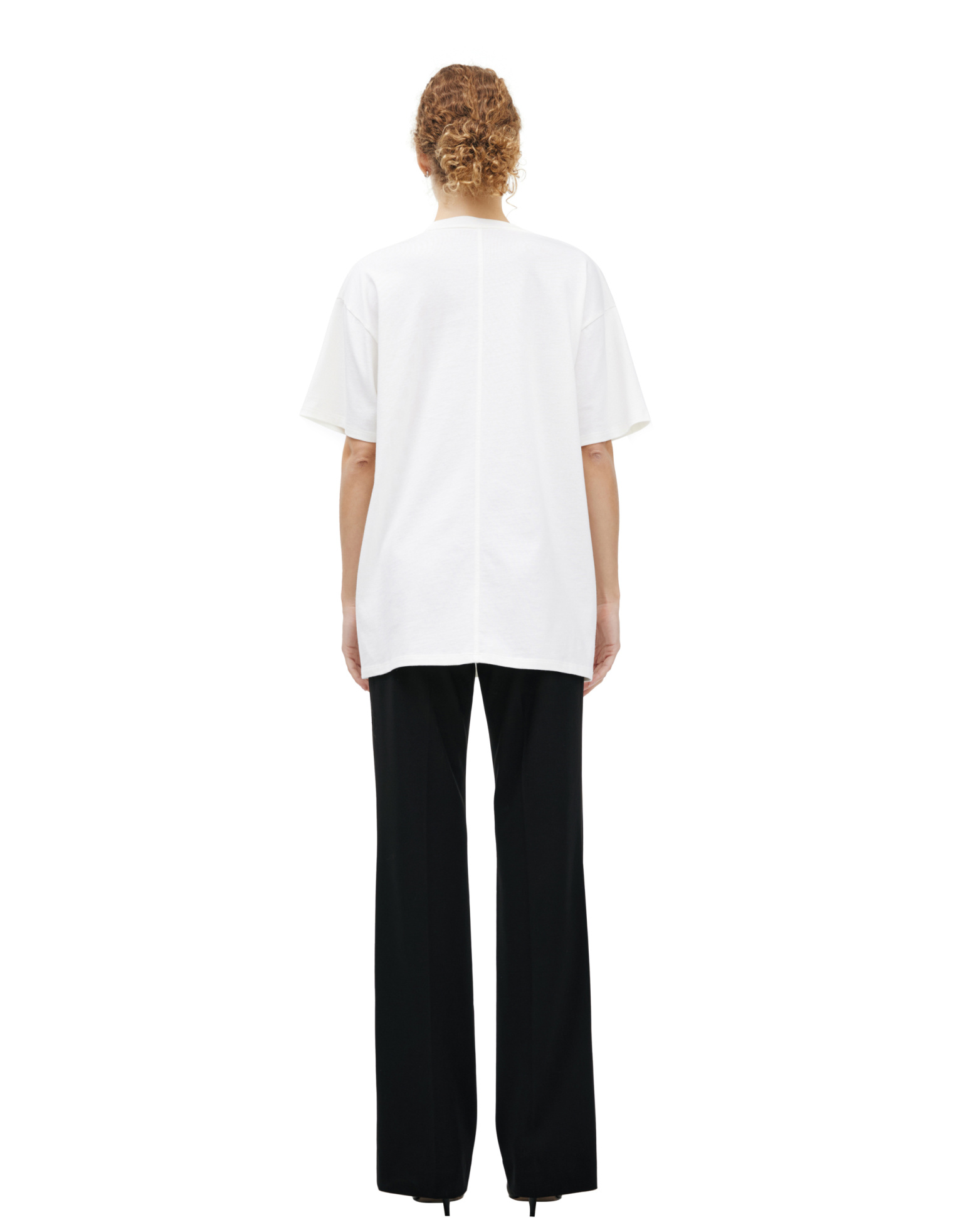 The Row Футболка-8738-K636/WHITE свободная, белая