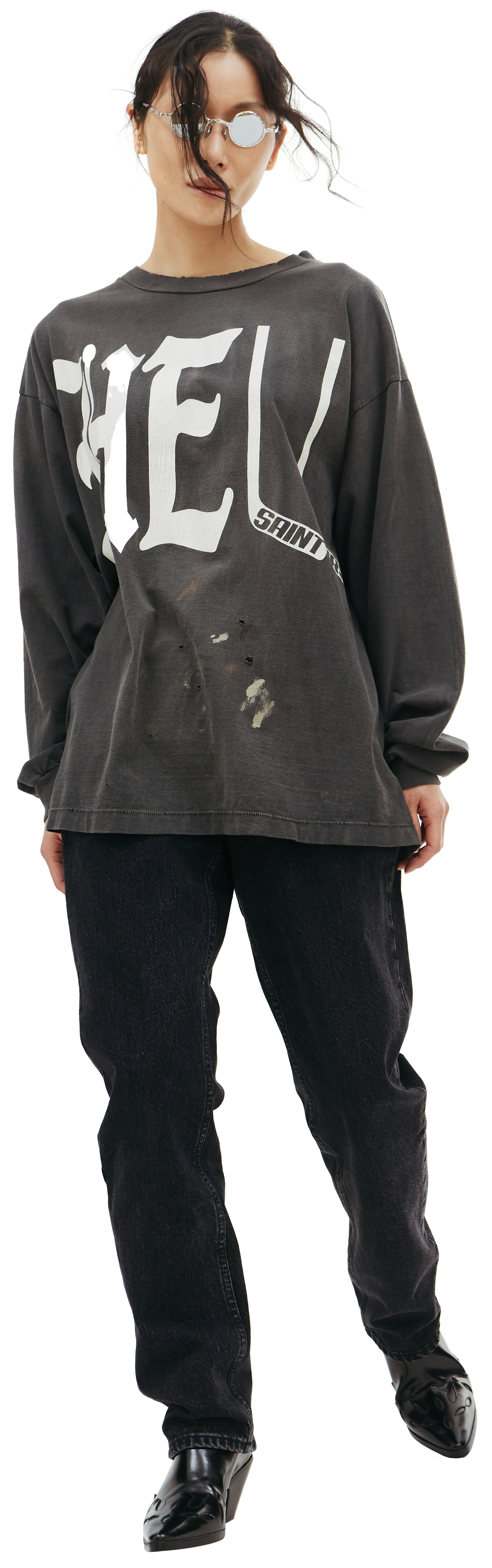 Saint Michael Saint Michael x Denim Tears printed longsleeve t-shirt