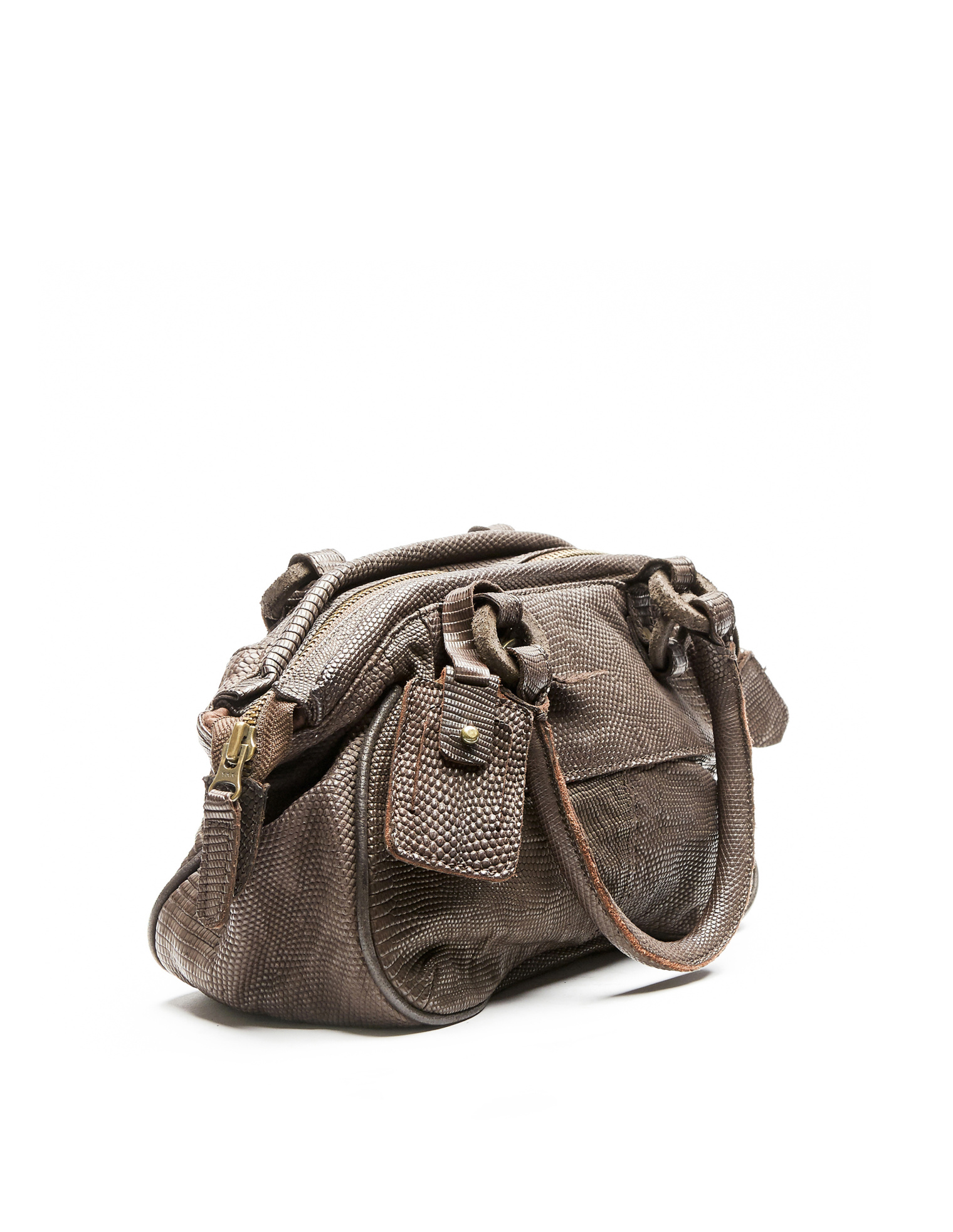 Christian Peau Iguana leather bag
