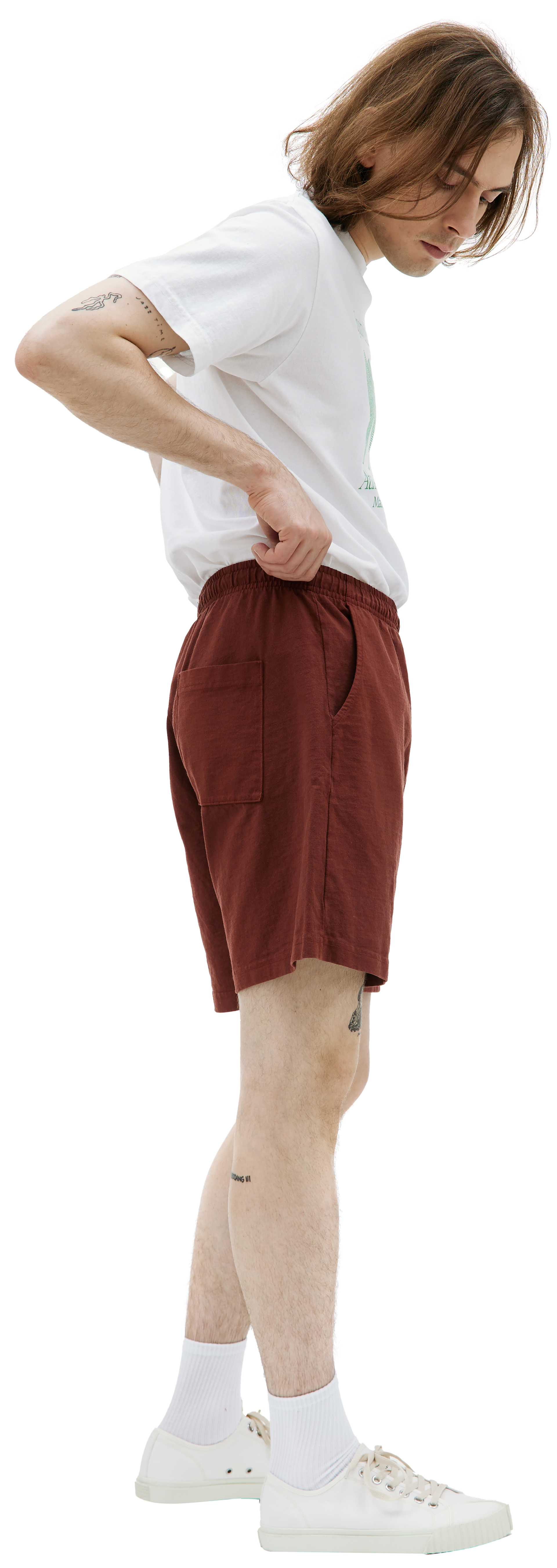 SPORTY & RICH \'Country Club\' printed shorts