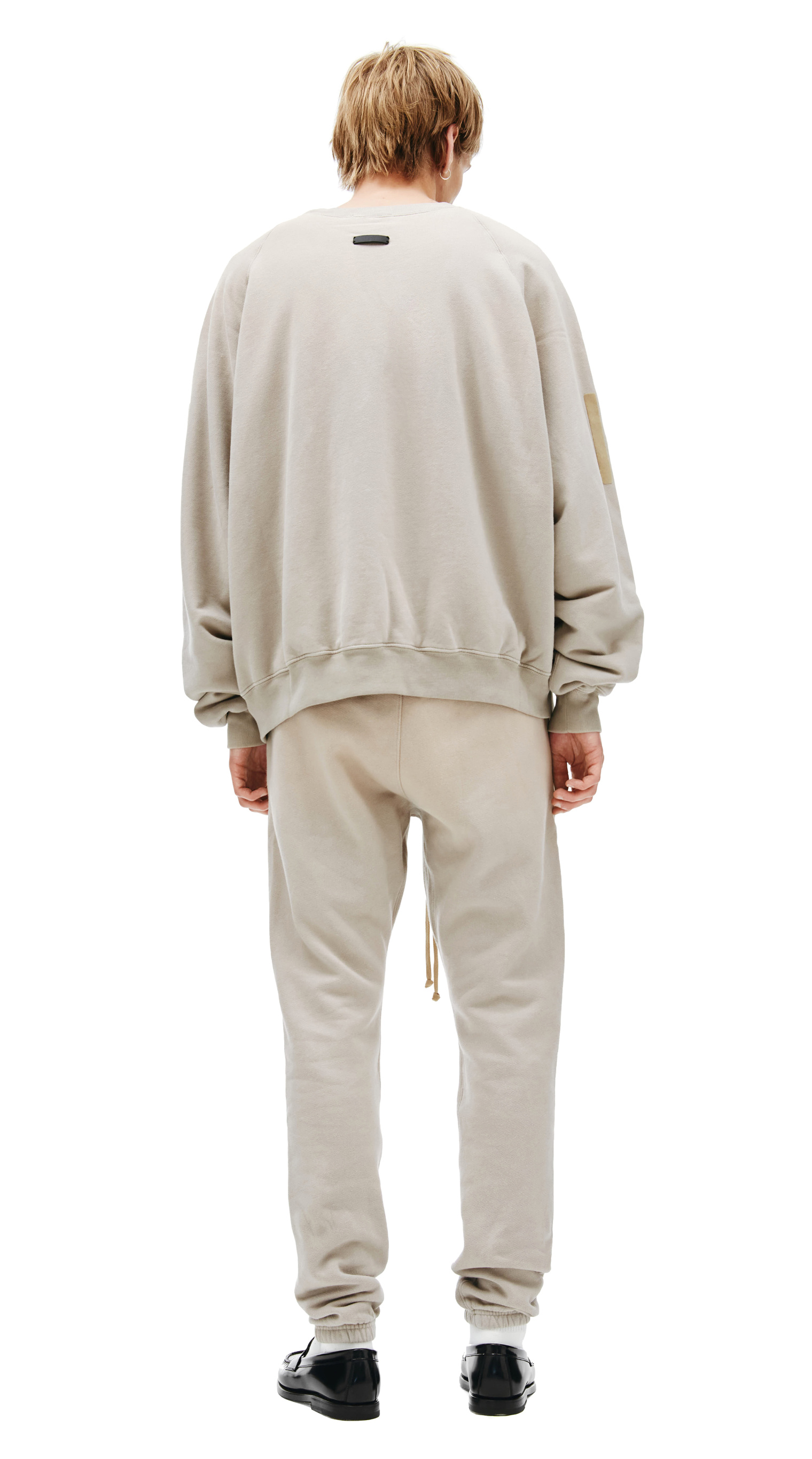 Fear of God Оверсайз свитшот с бархатным принтом