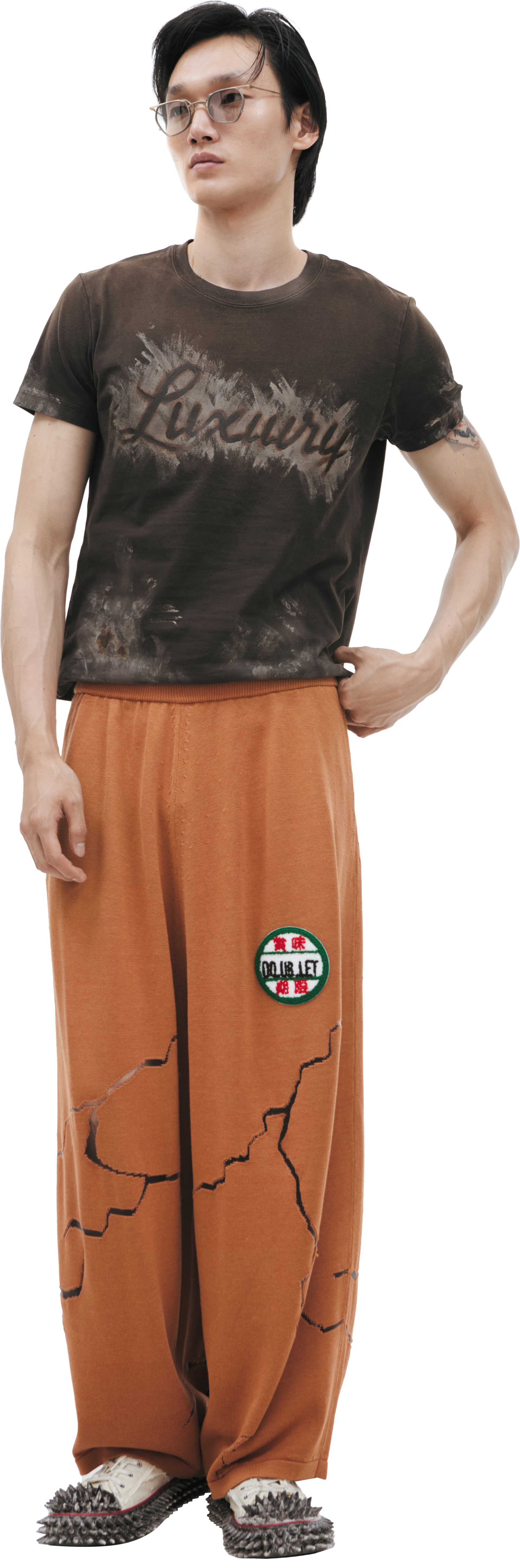 Doublet CRACKED EGG Sweatpants