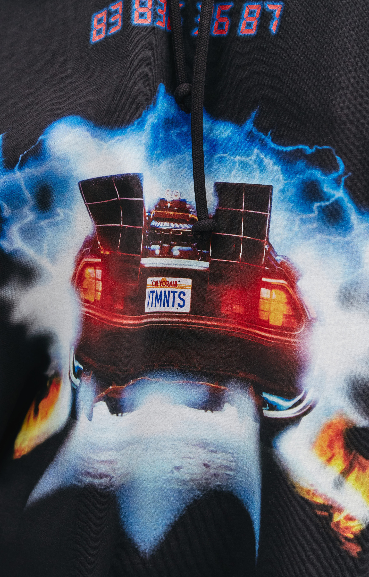 VTMNTS Back to the future printed hoodie