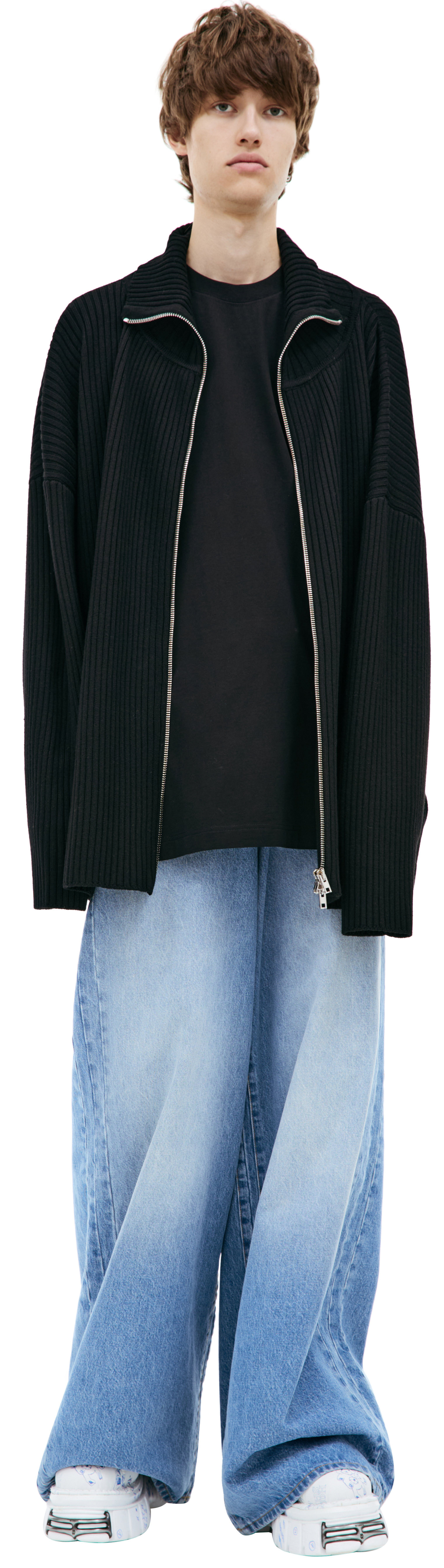 VETEMENTS Wool sweater with zipper