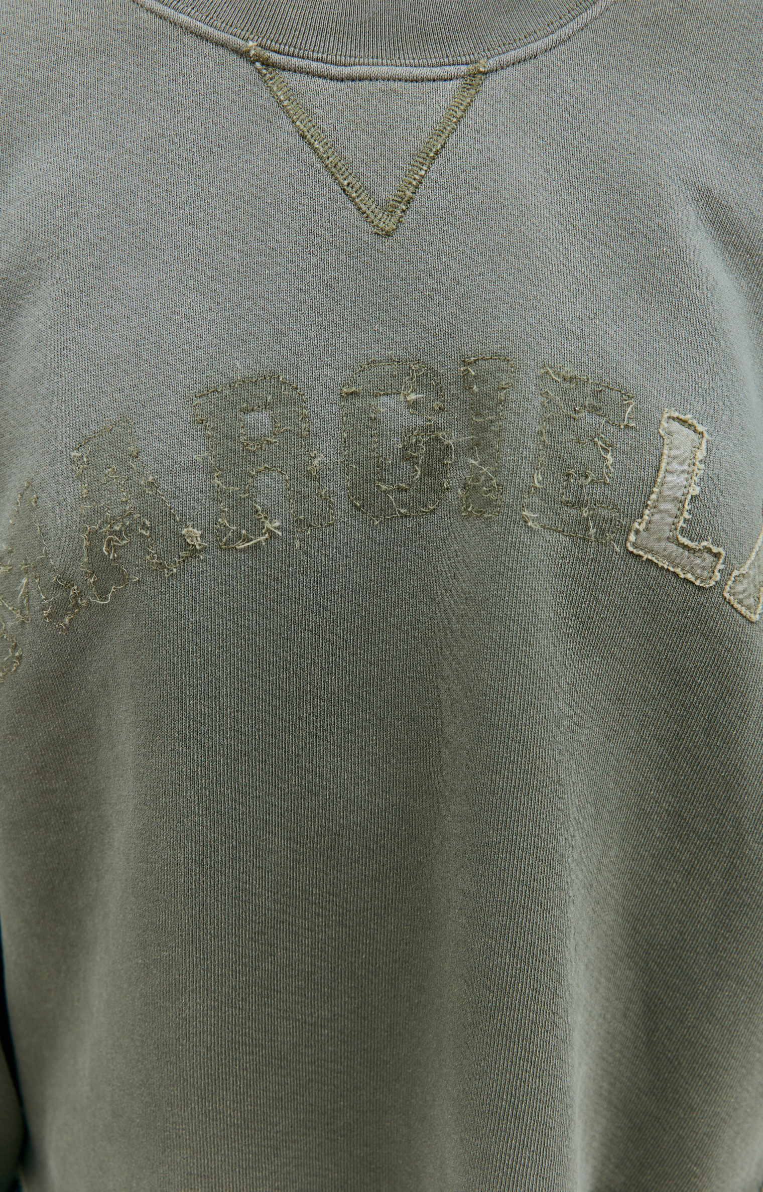 Maison Margiela Укороченный свитшот с логотипом
