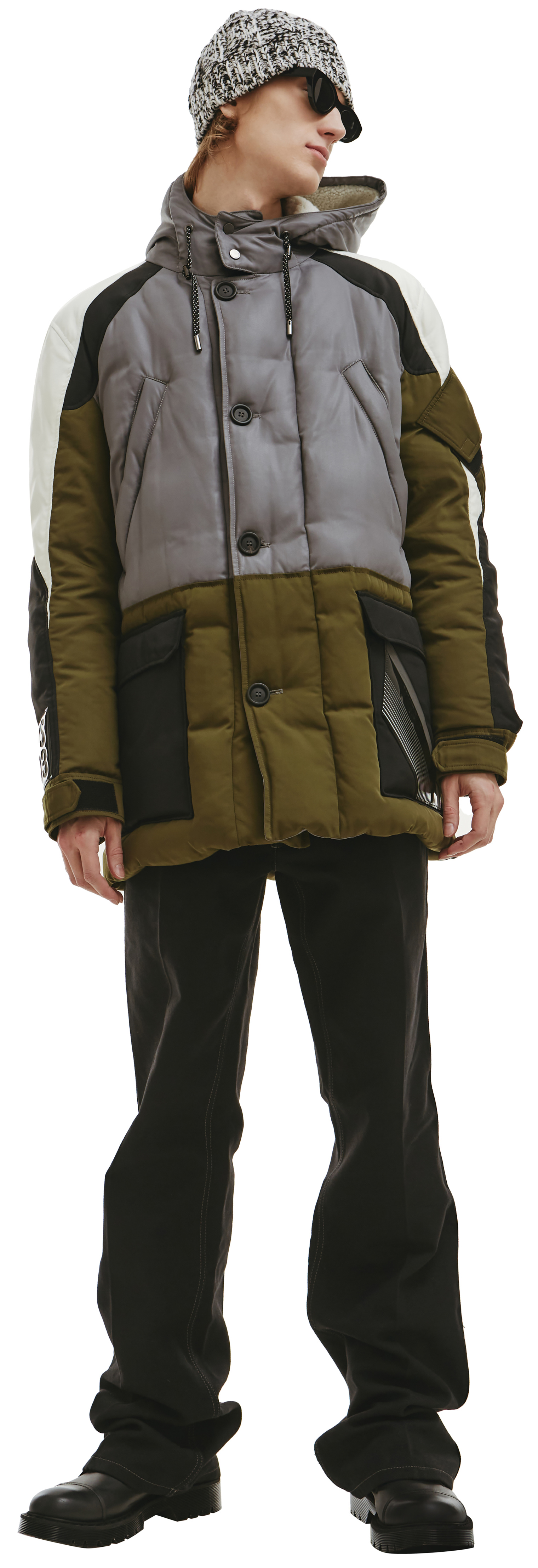 Yves Salomon Shearling Trimmed Down Parka