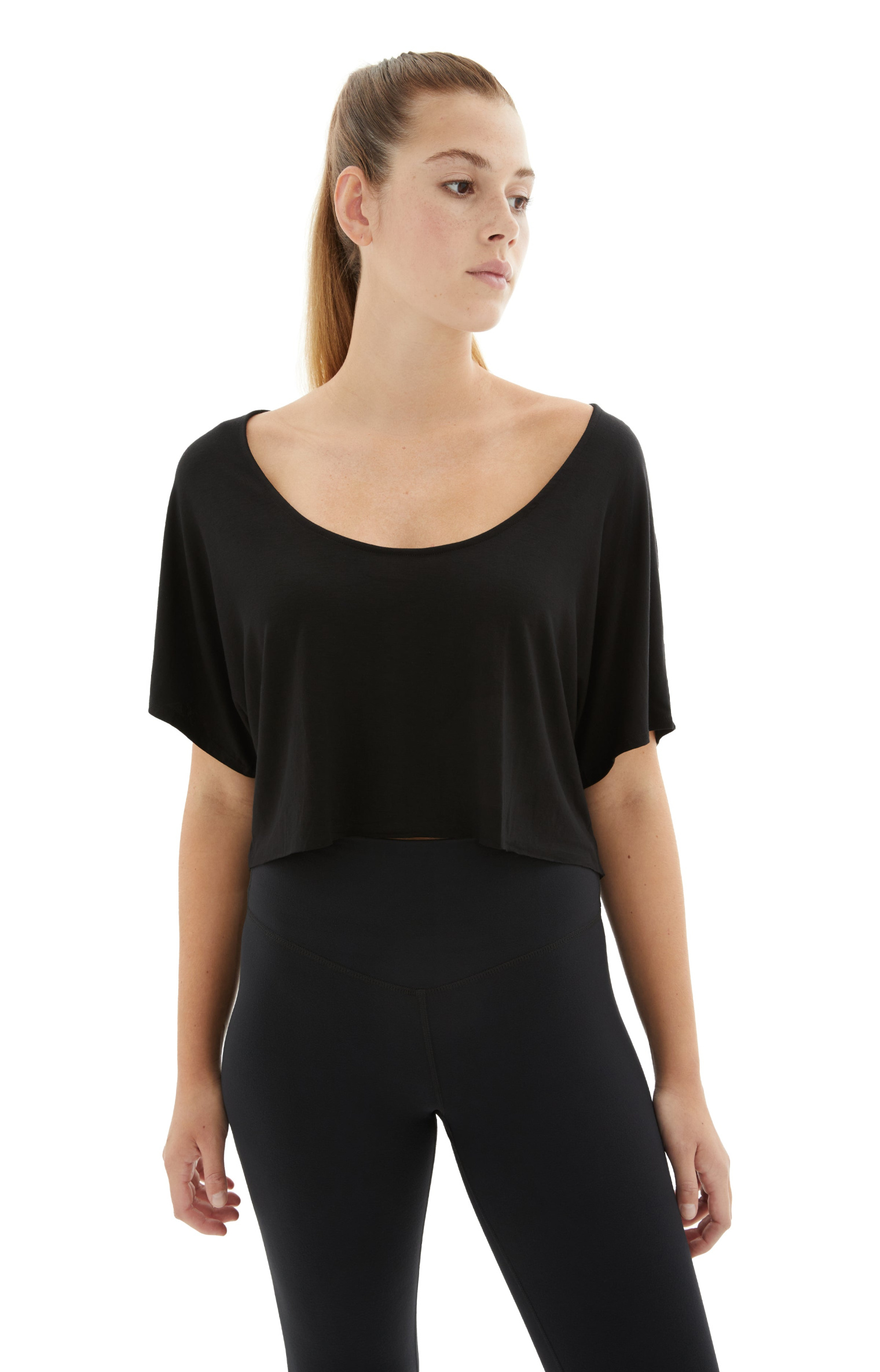 Joah Brown Slouchy Crop Tee