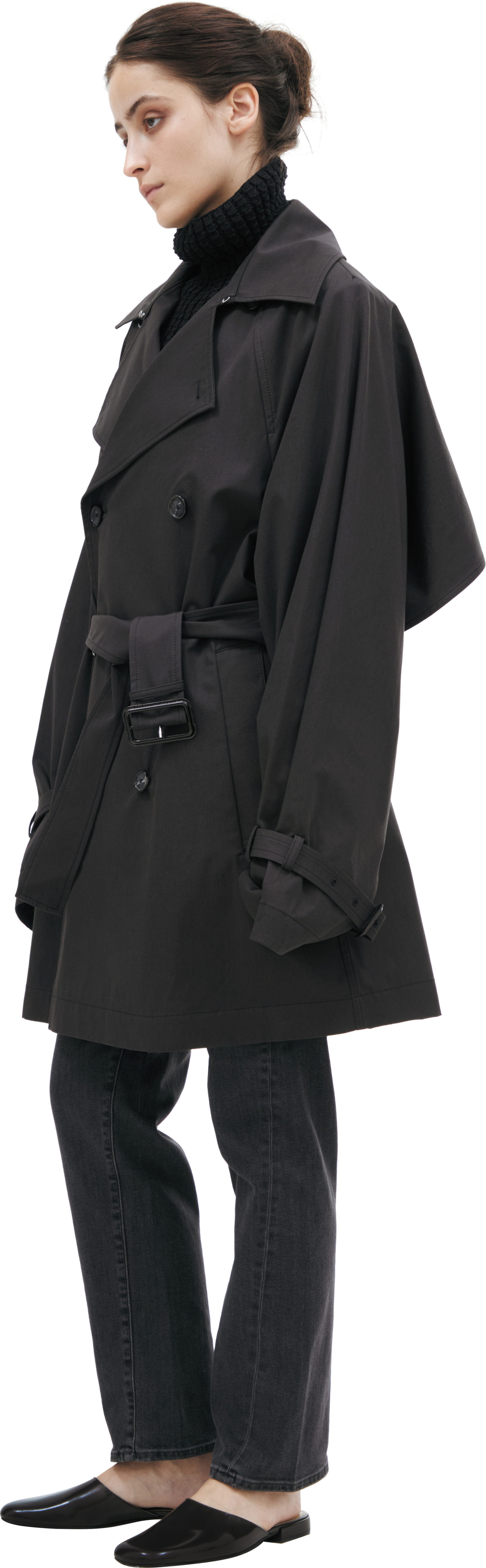 TOTEME Cropped cotton trench coat