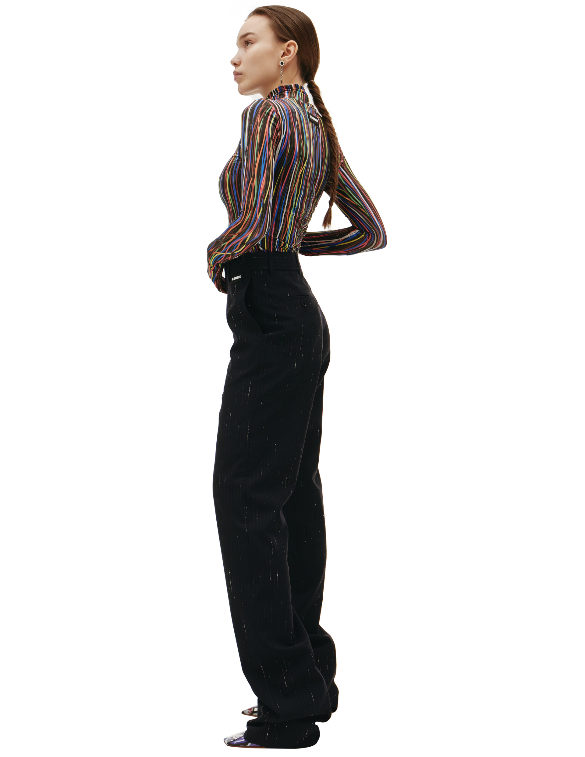 VETEMENTS Нigh-waisted striped pants