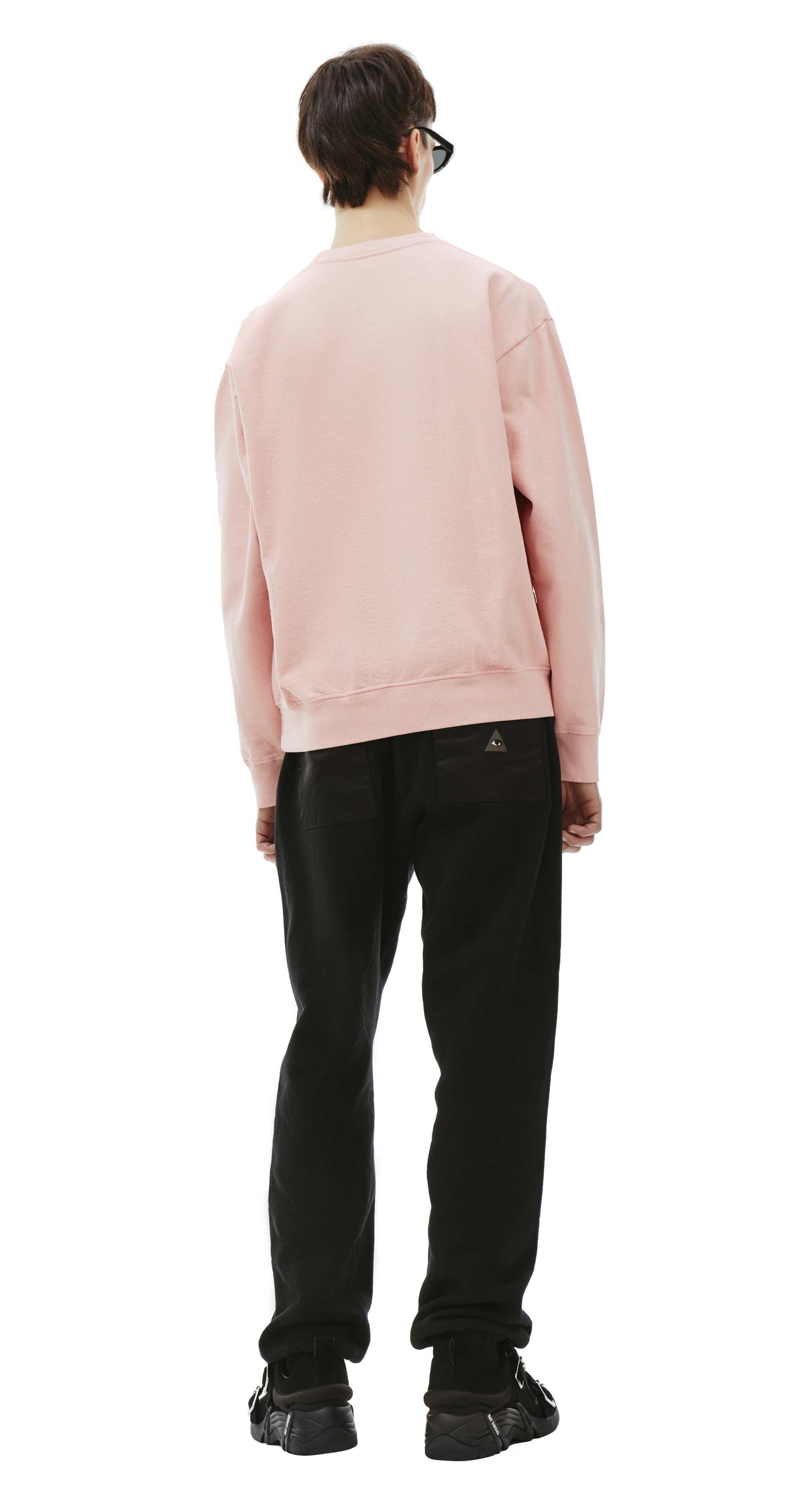SPORTY & RICH Pink Logo Sweatshirt