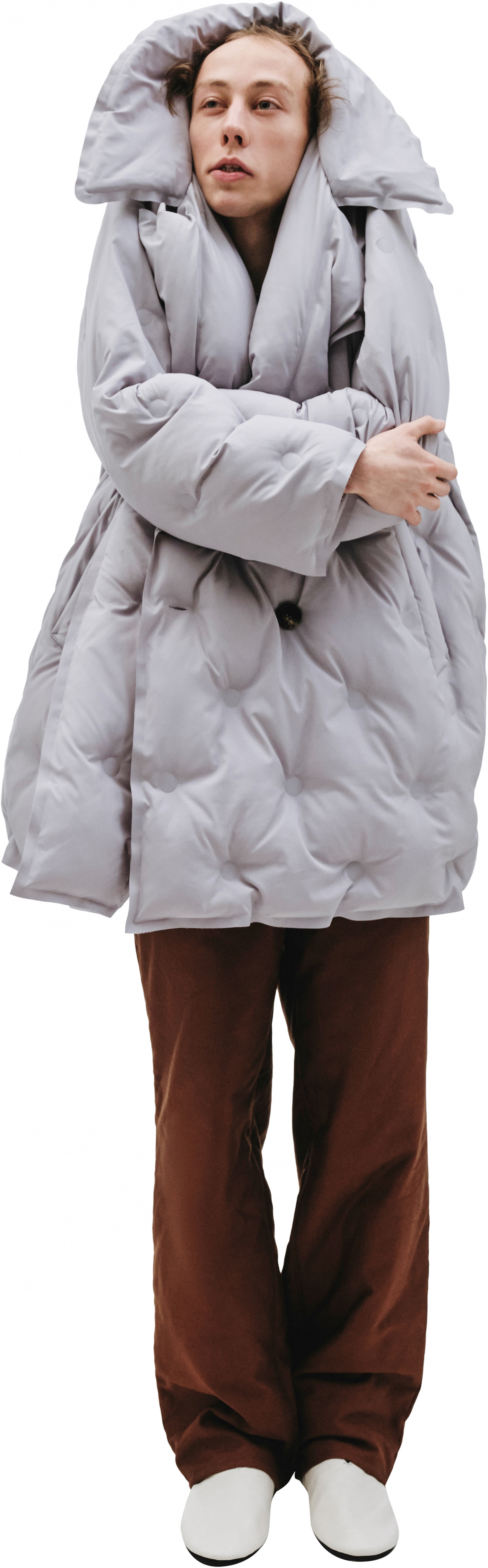 Maison Margiela Grey Glam Slam Puffer