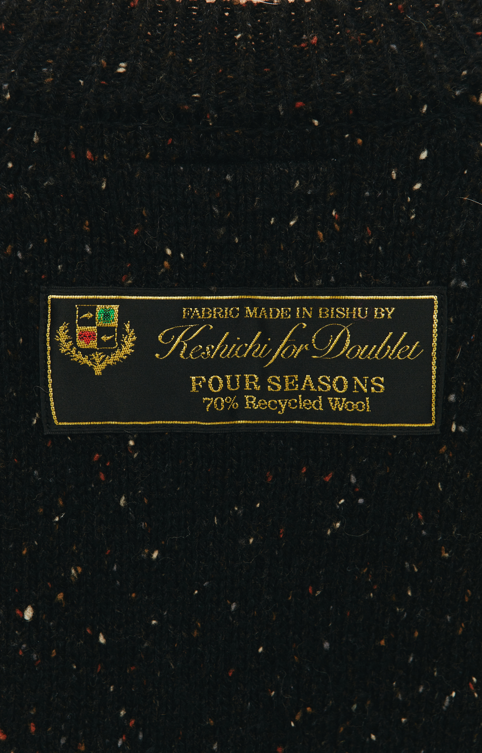 Doublet V-neck knitted sweater