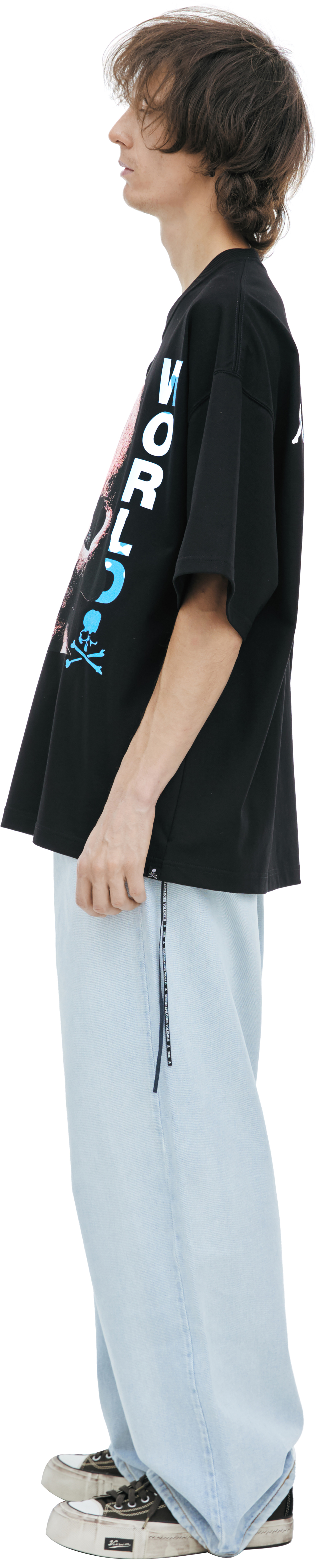Mastermind WORLD Black print T-shirt