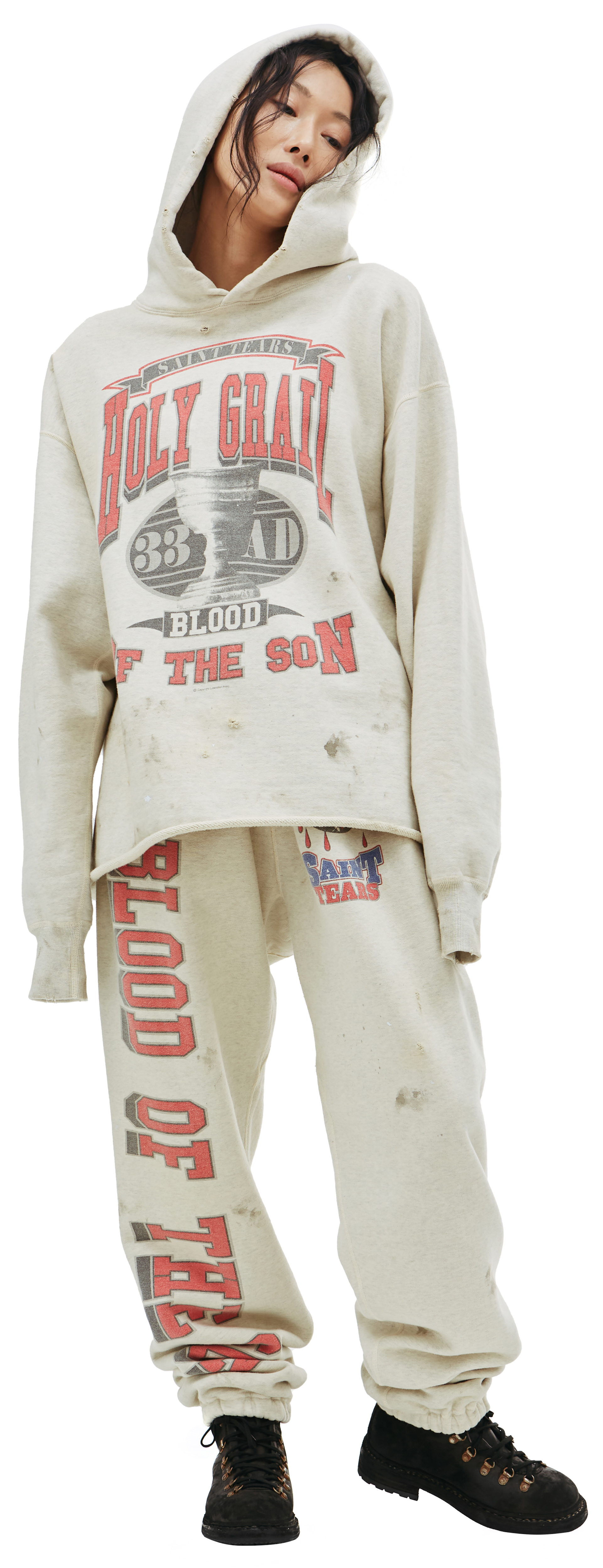 Saint Michael Saint Michael x Denim Tears printed hoodie