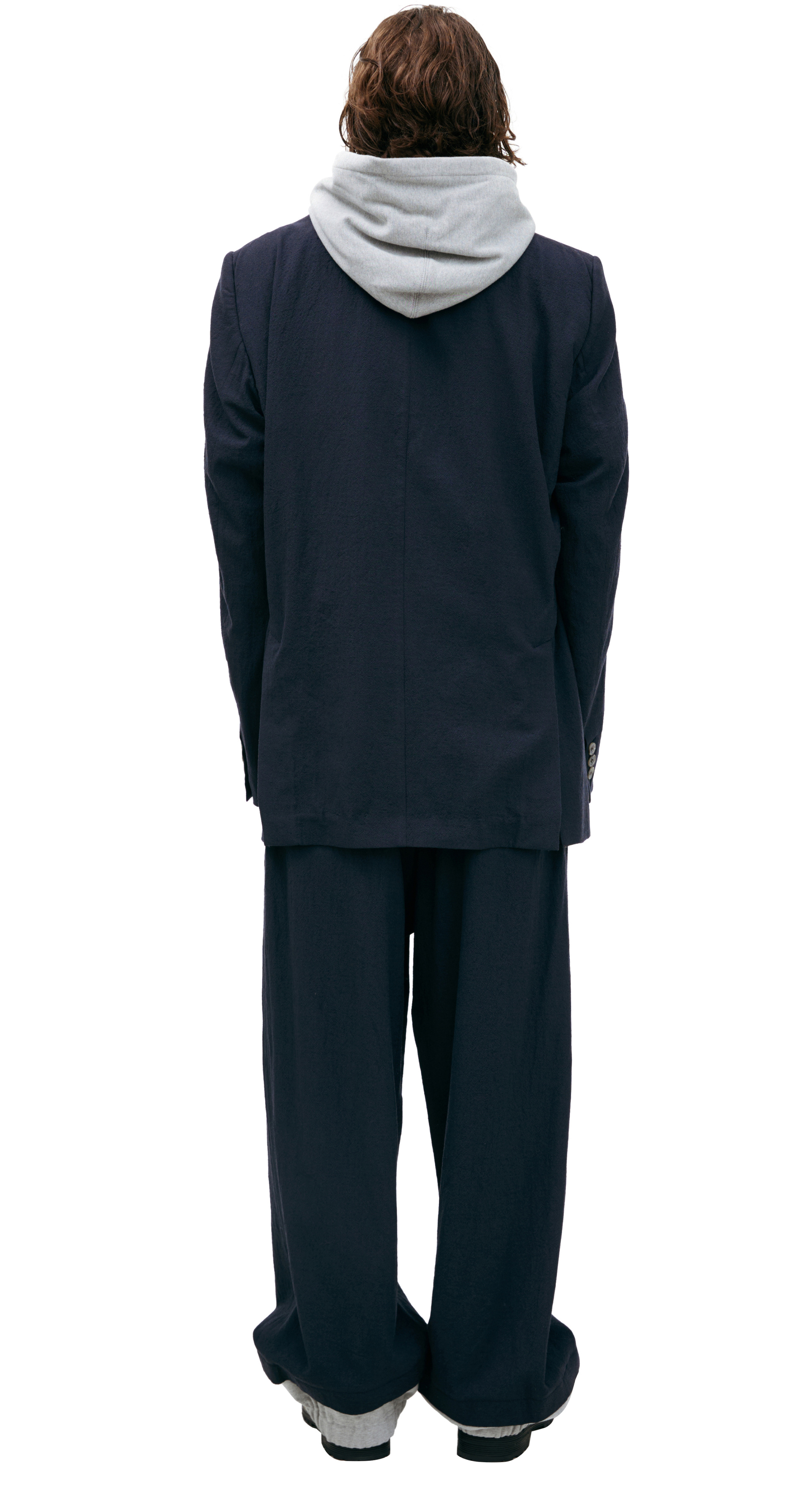 Maison Mihara Yasuhiro Jacket with a built-in shirt