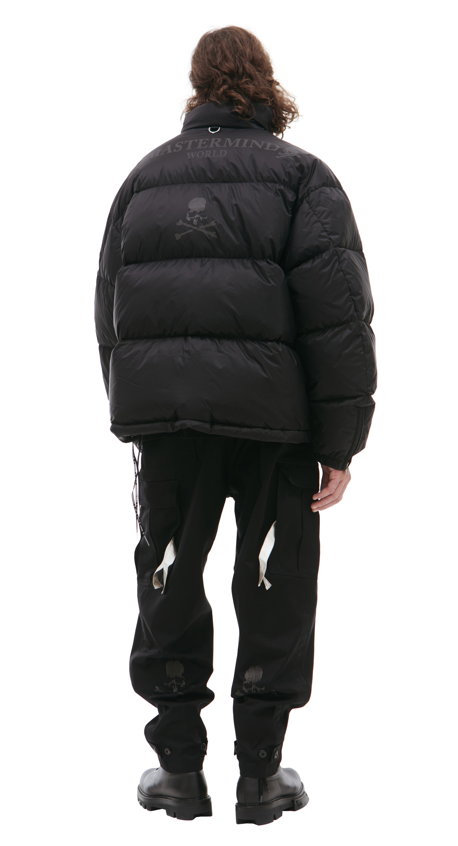 Mastermind WORLD Oversize down jacket with logo