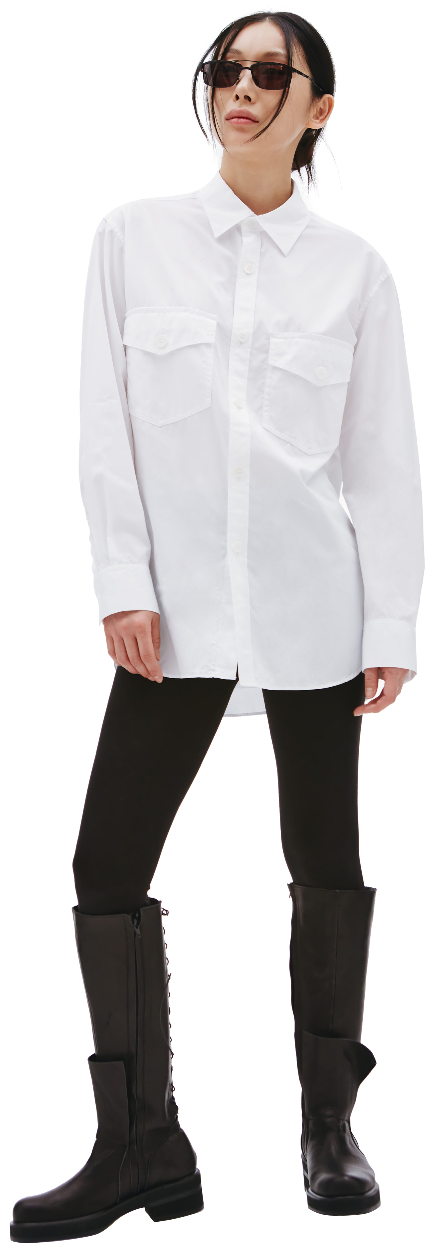 Y\'s White cotton shirt