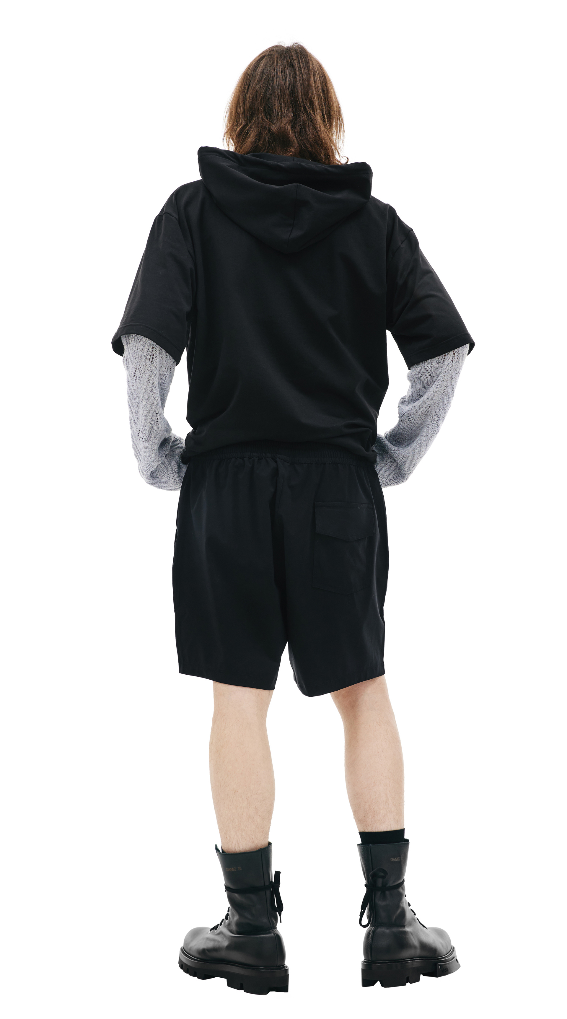 Nahmias Logo printed shorts