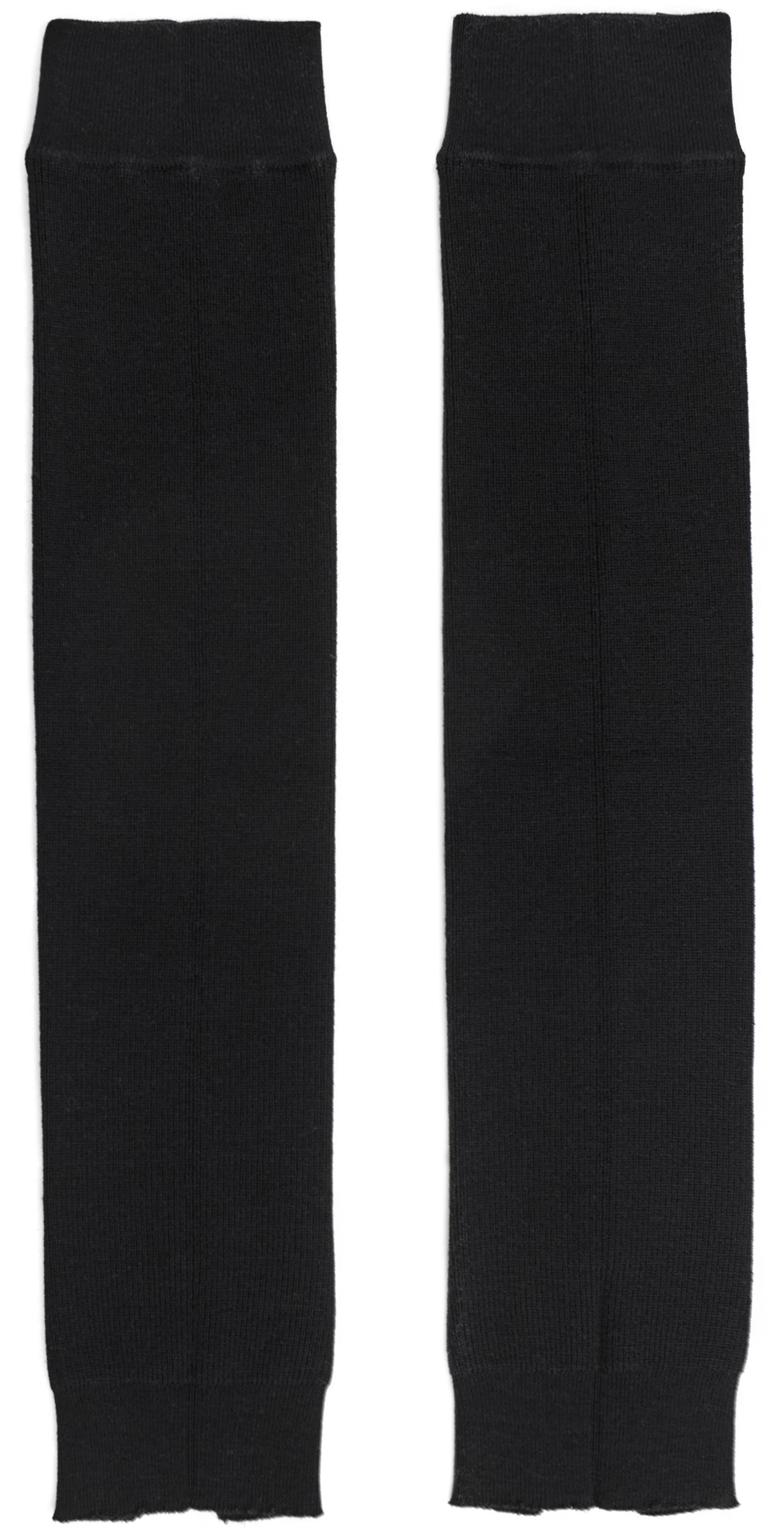 The Viridi-Anne Black wool knee-highs