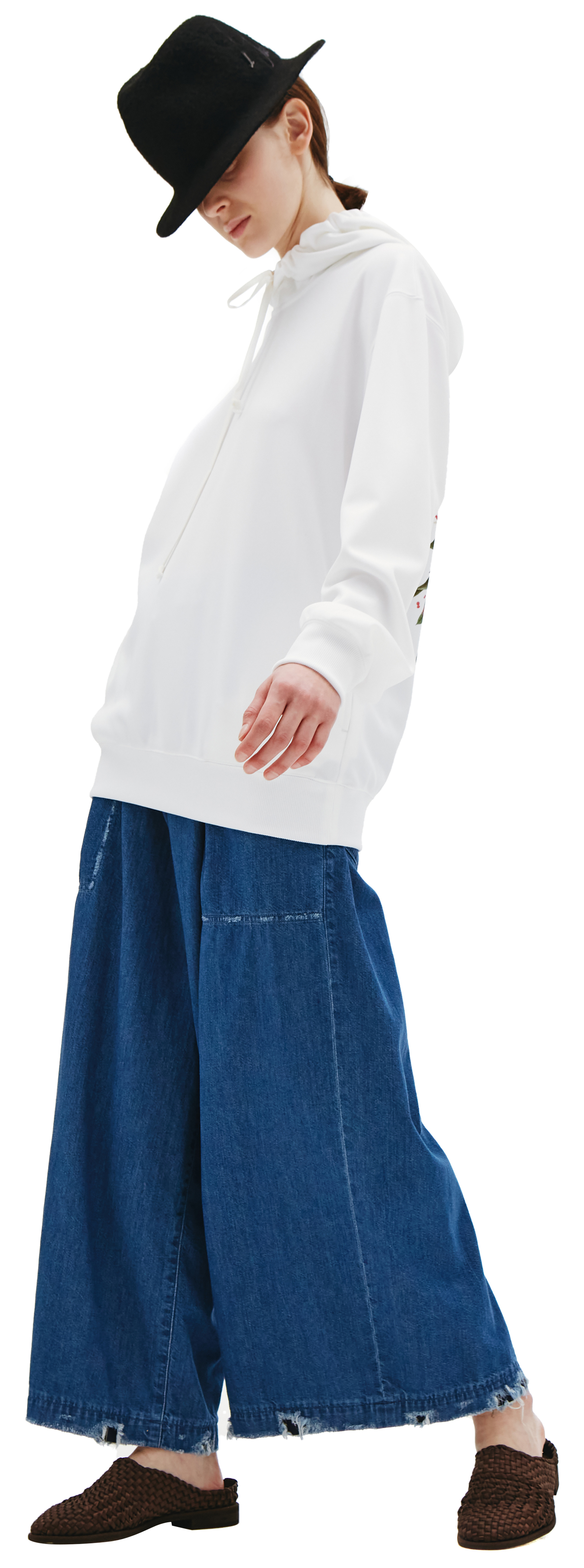 Comme des Garcons Homme plus Floral Lungs Back Print Hoodie