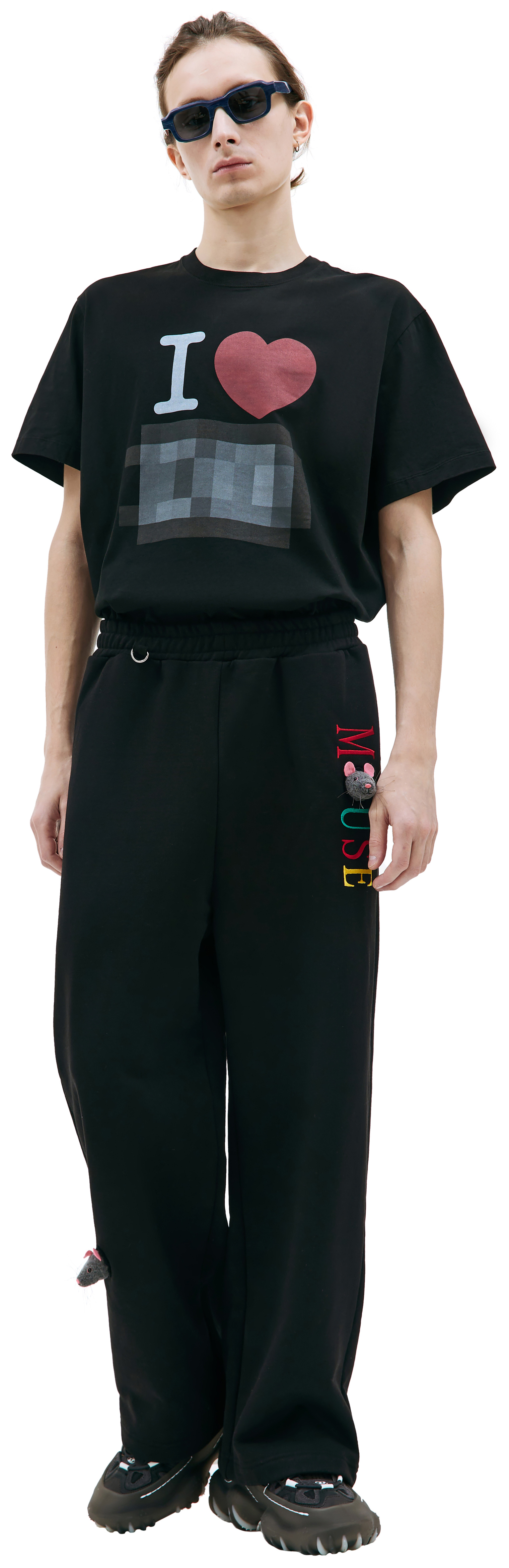 Doublet Black Mice sweatpants