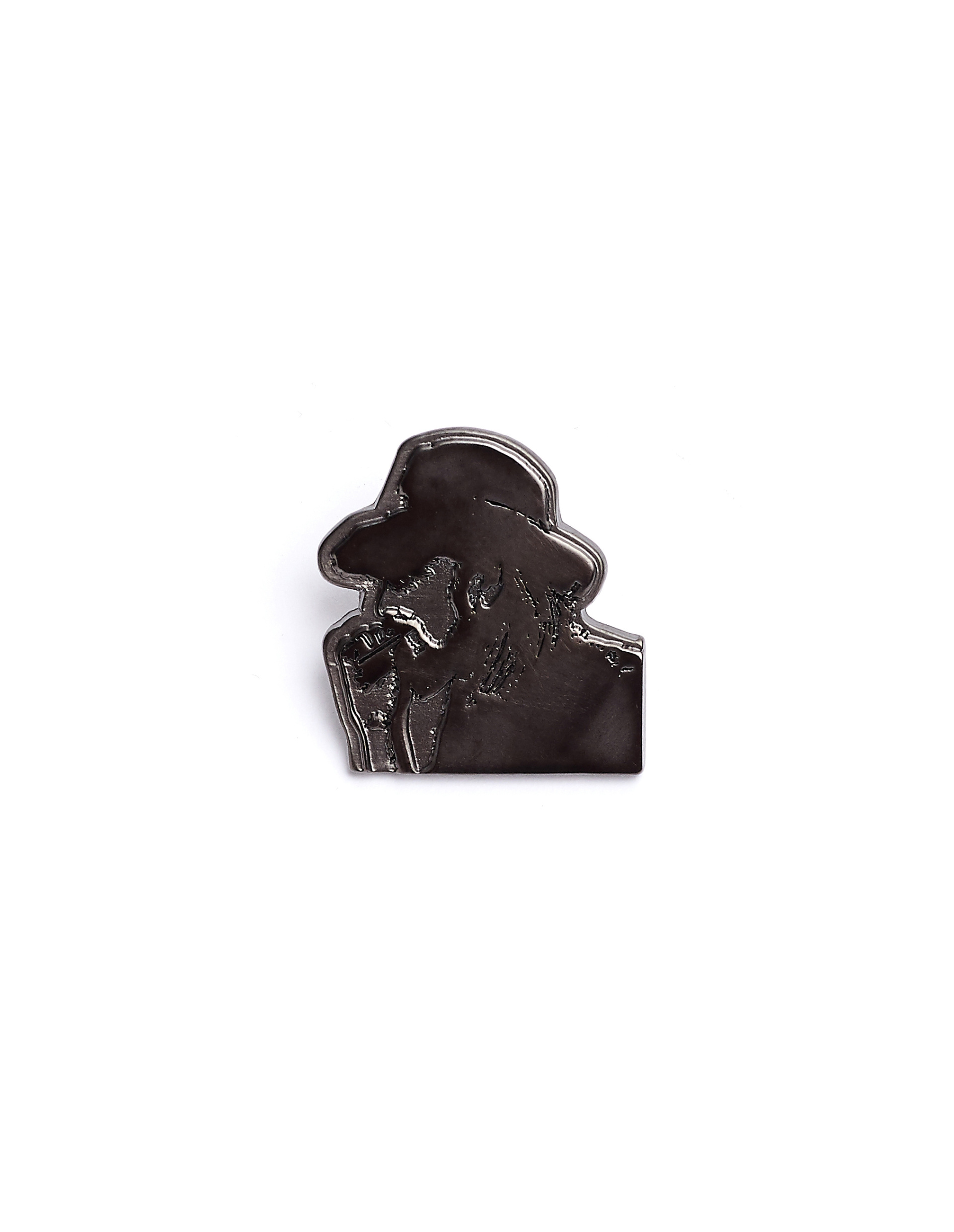 Yohji Yamamoto Pin With Smoking Yohji\'s Profile