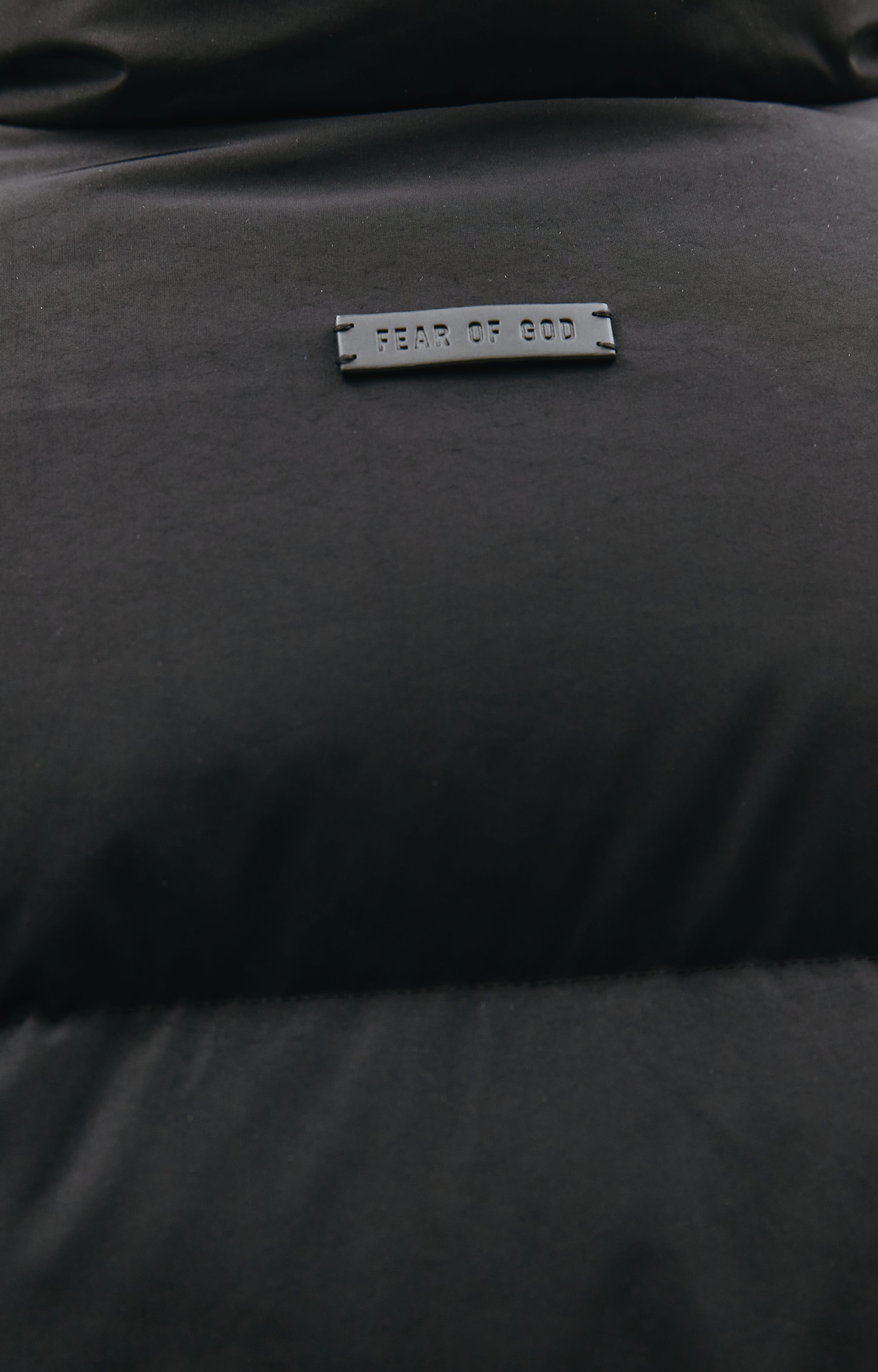 Fear of God Black matte down jacket