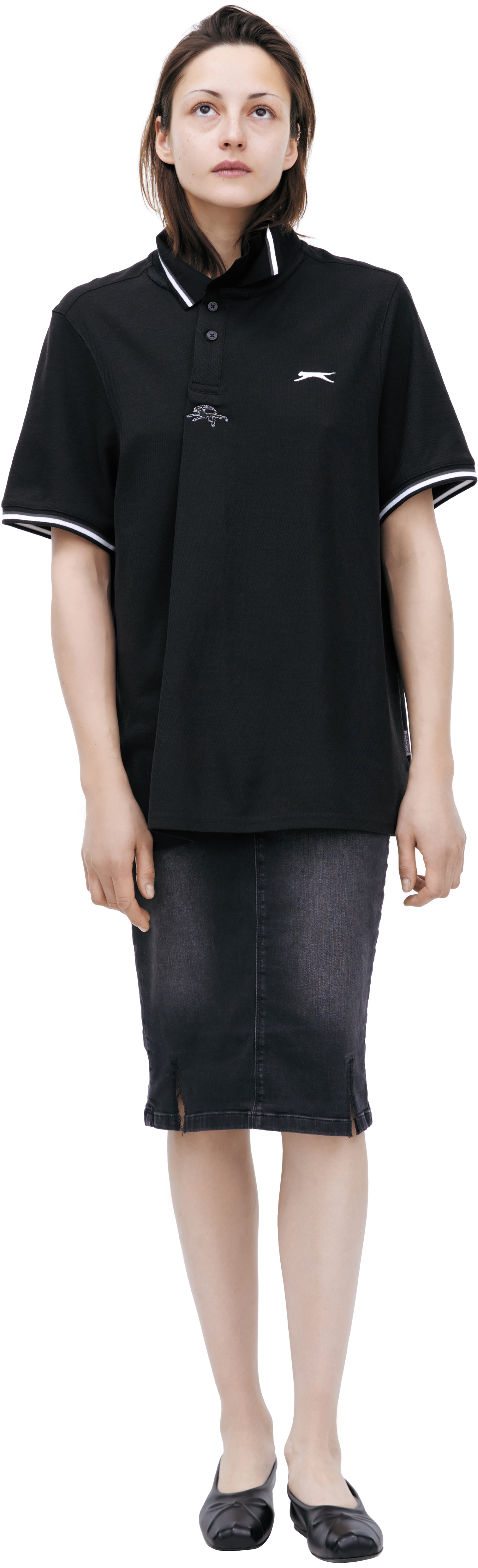 PROTOTYPES Asymmetric Polo T-shirt