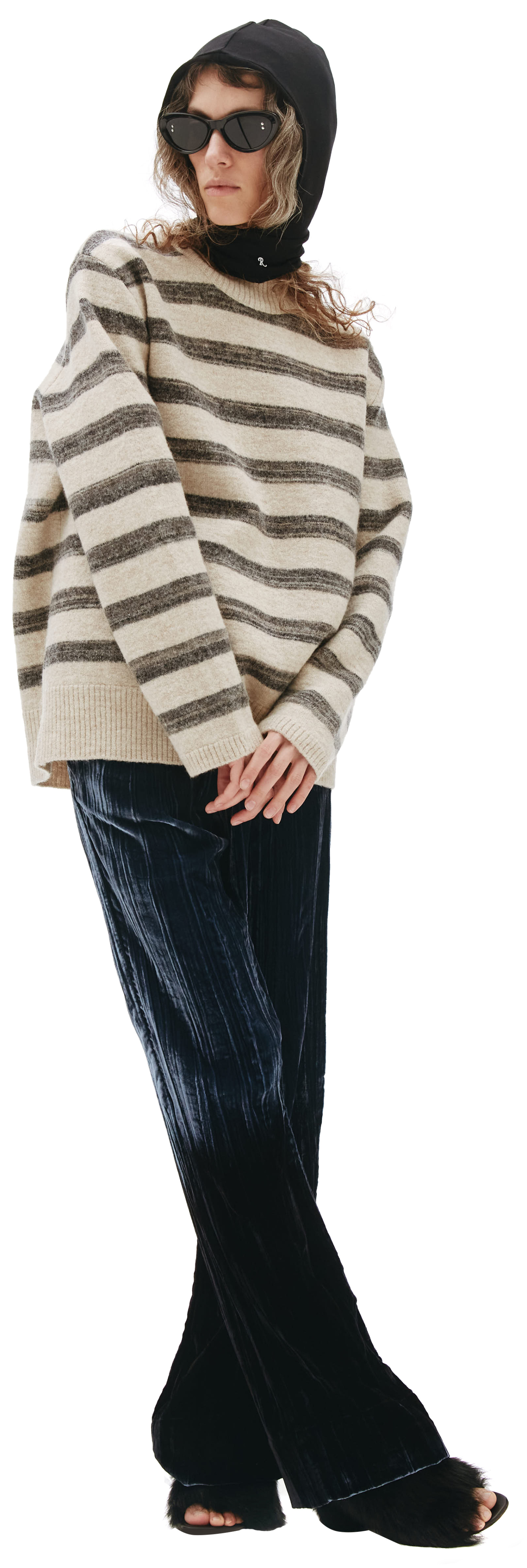 Maison Margiela Stripped wool sweater