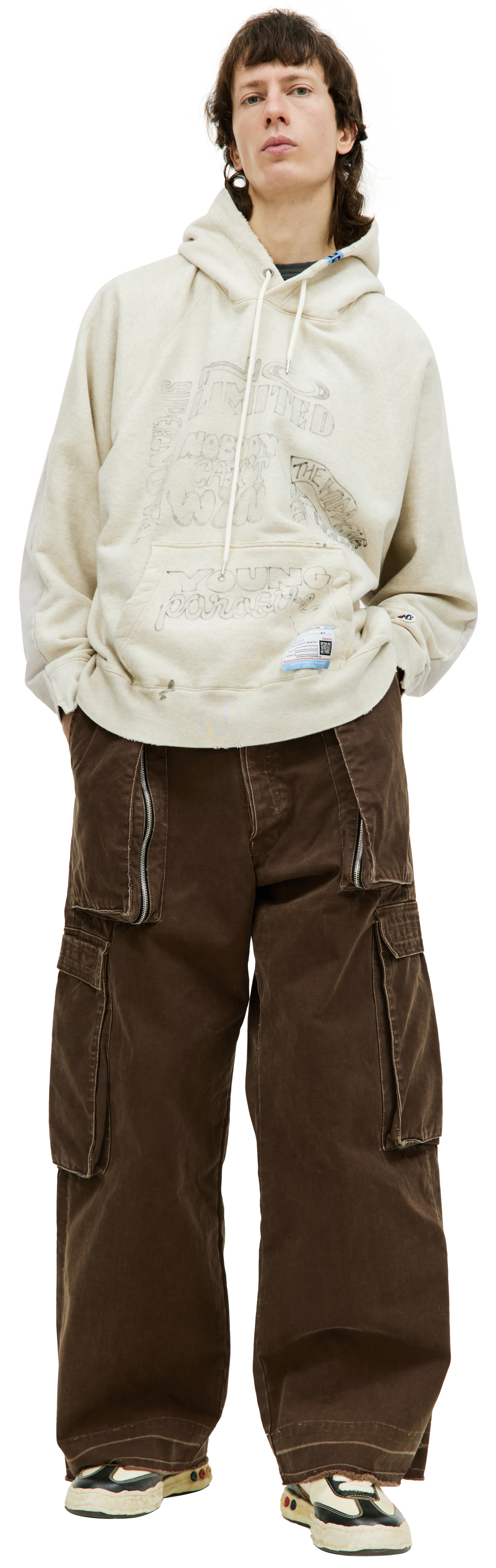 Maison Mihara Yasuhiro Vintage-like printed sweatshirt