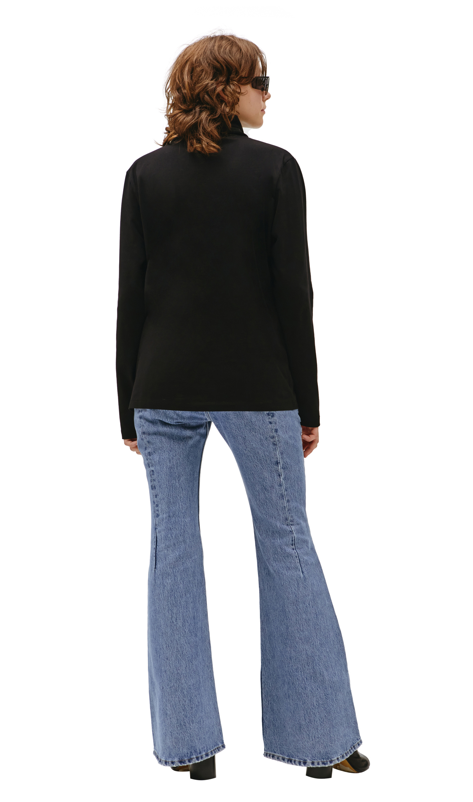 Jil Sander Zip Collar Cotton Longsleeve