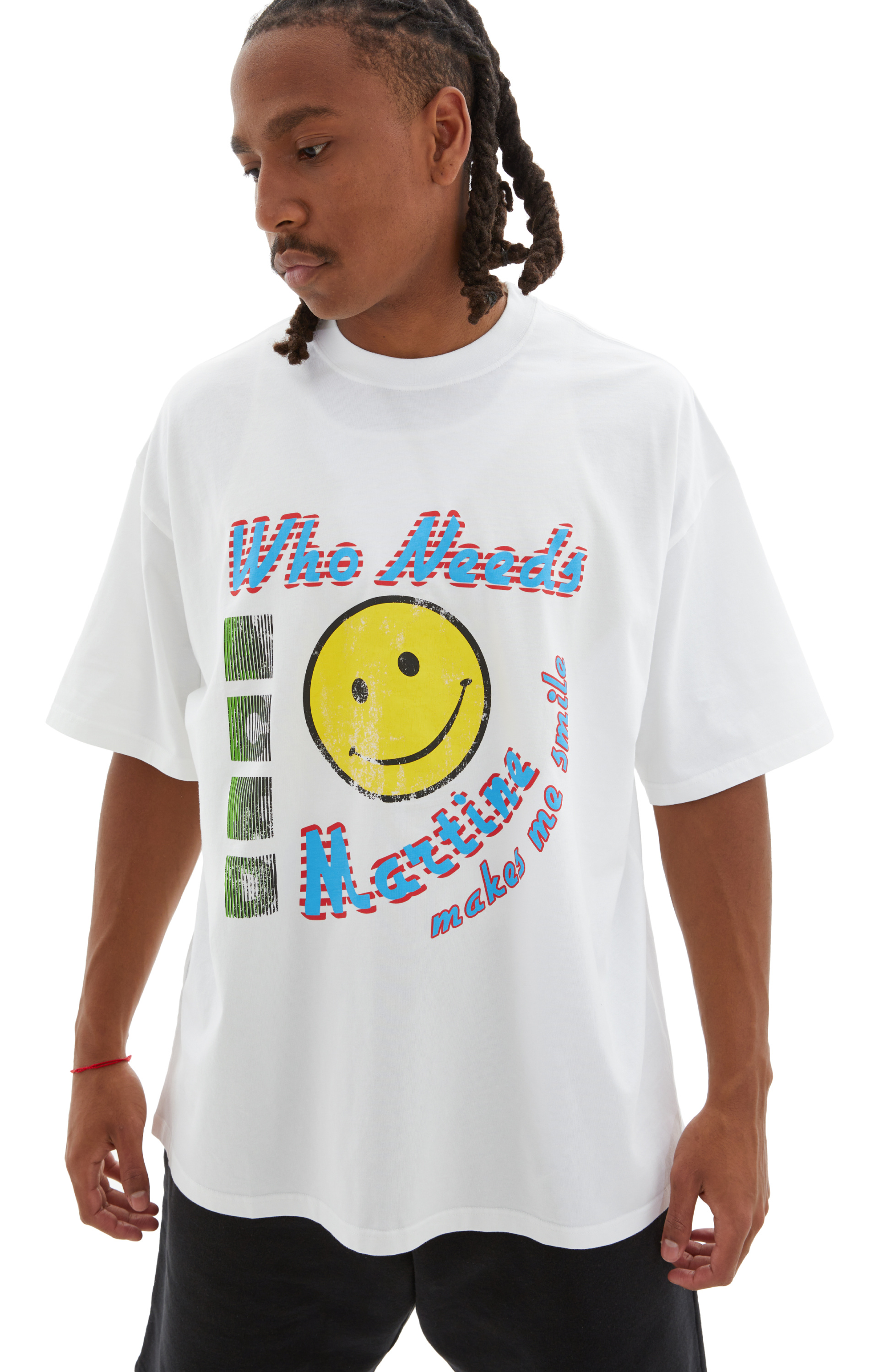 Martine Rose White print T-shirt