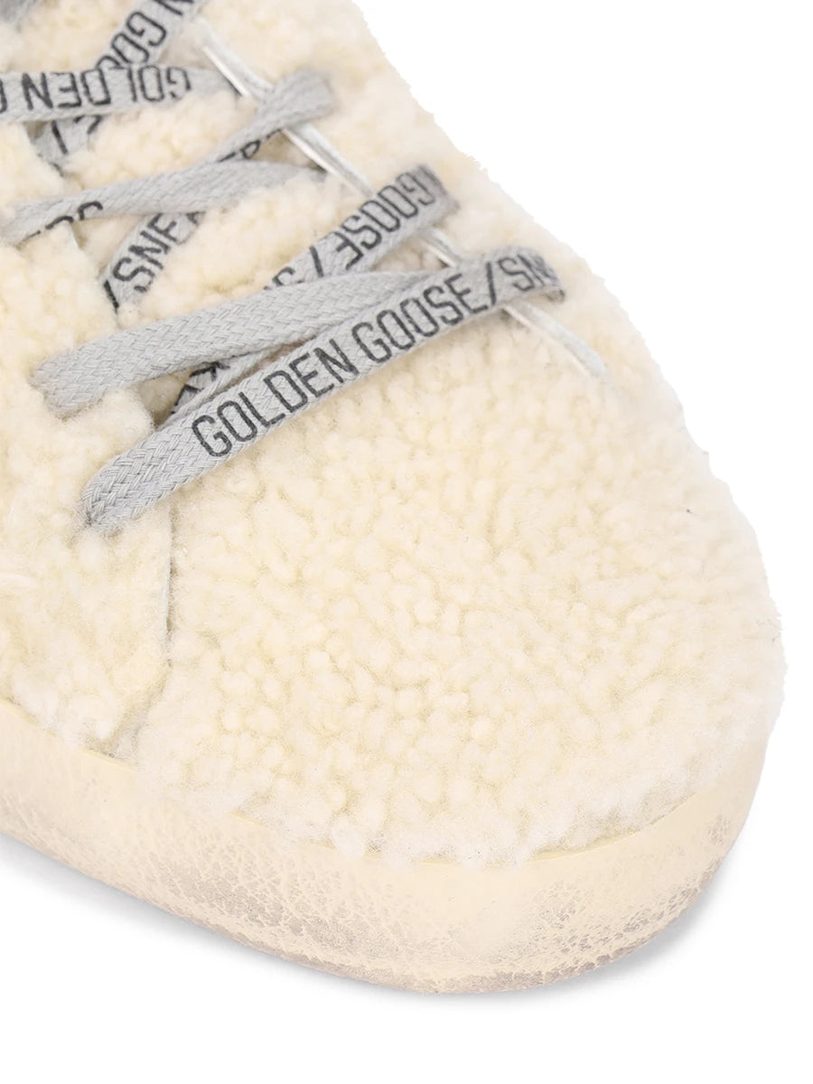 Golden Goose Women\'s Super Star Sabot With Glitter Star