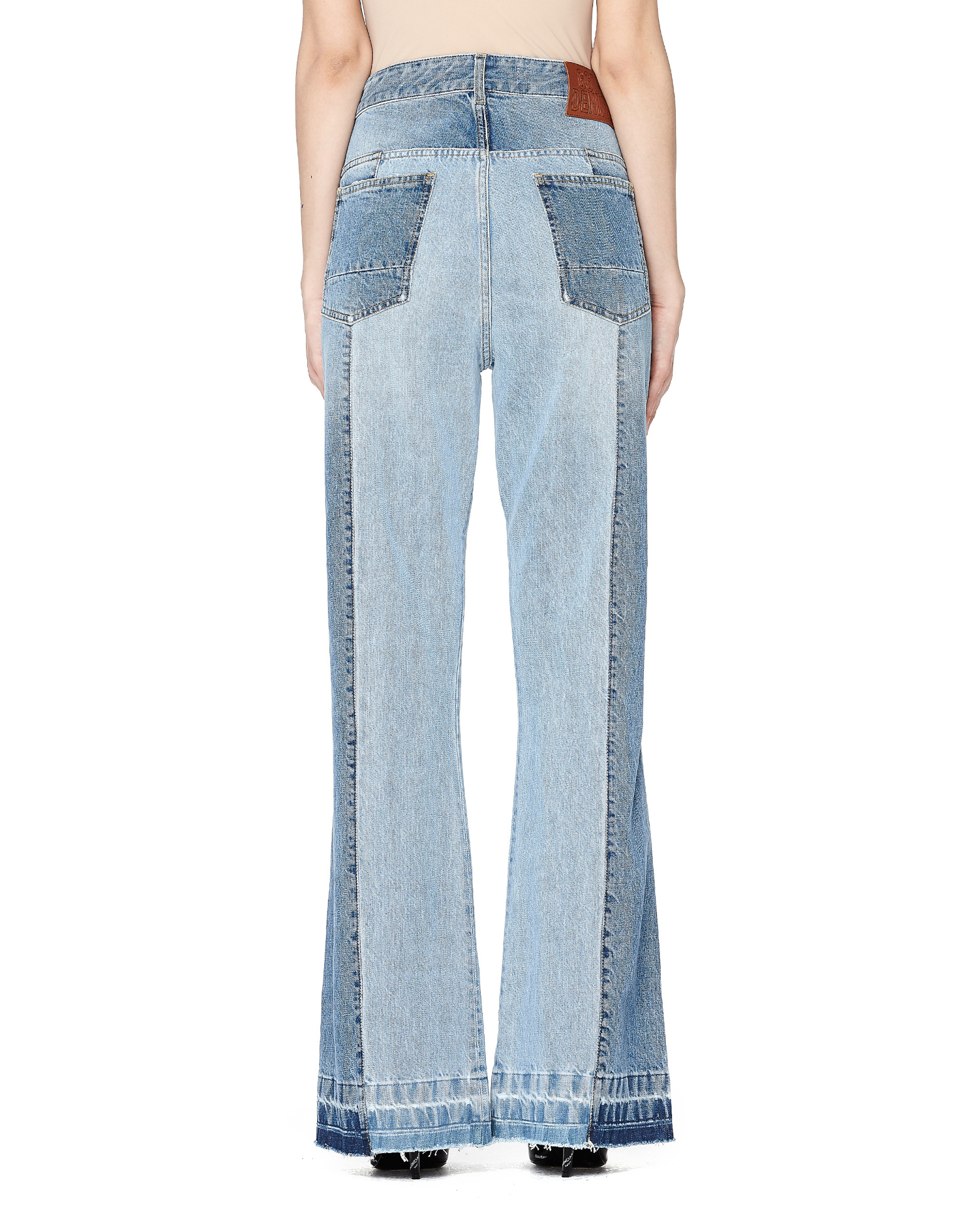 Golden Goose Double-Denim High-Rise Jeans