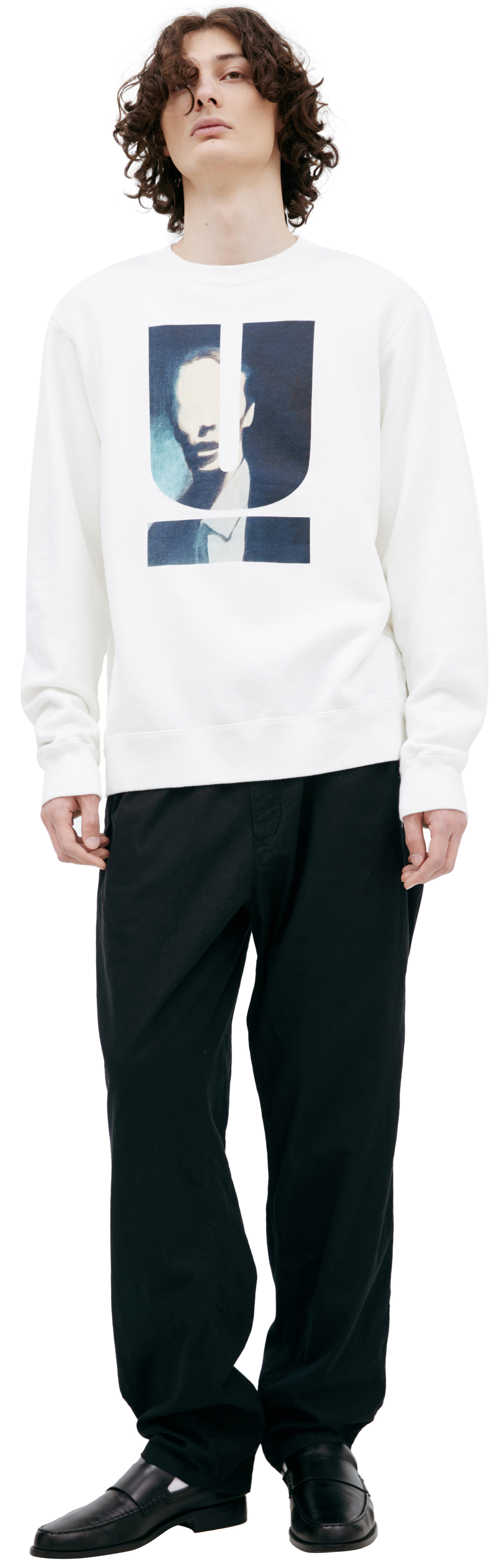 Undercover White sweatshirt with print