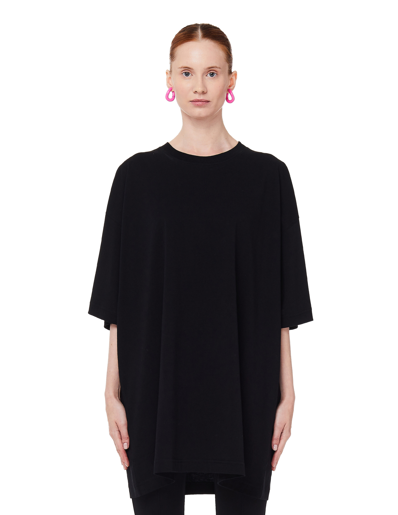 Balenciaga Розовые серьги-звенья Loop