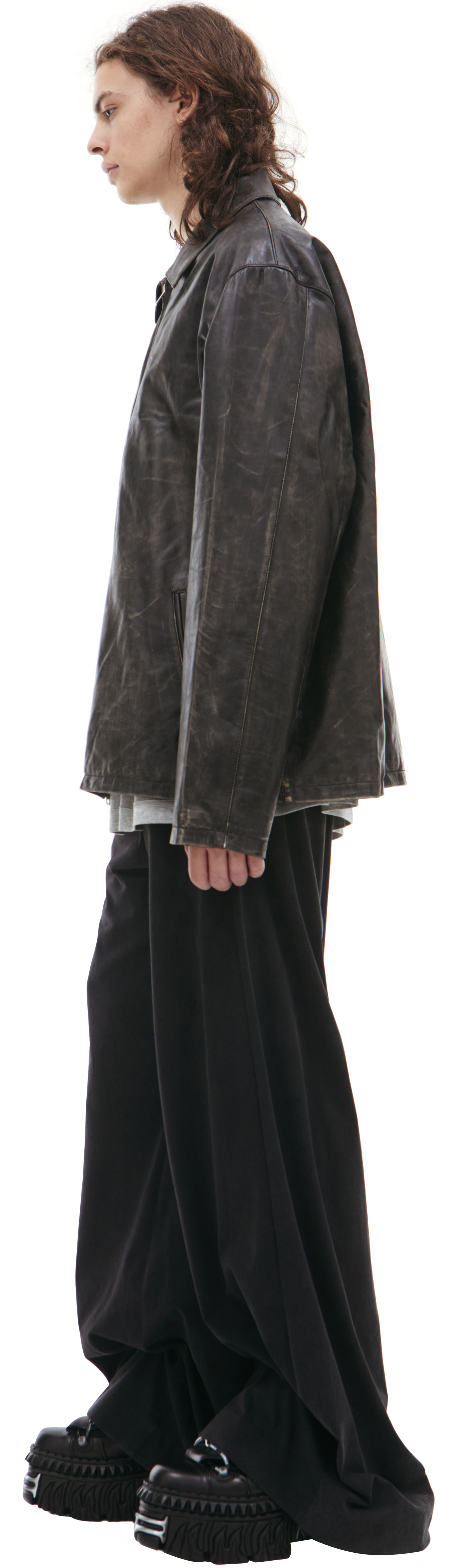 VETEMENTS Black leather jacket