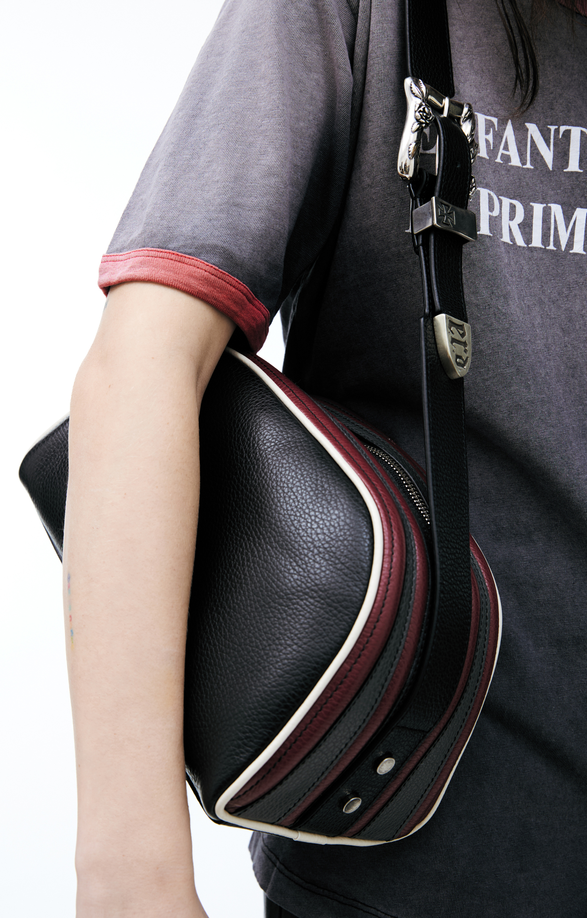 Enfants Riches Déprimés Black leather bag