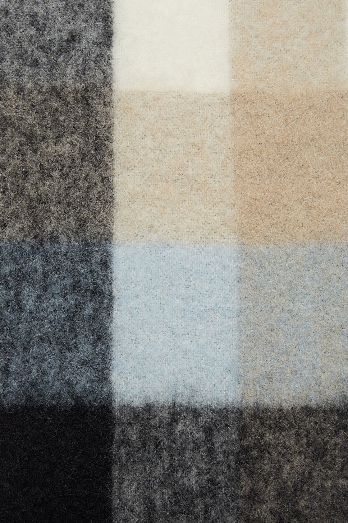 Acne Studios Mohair Checked Scarf