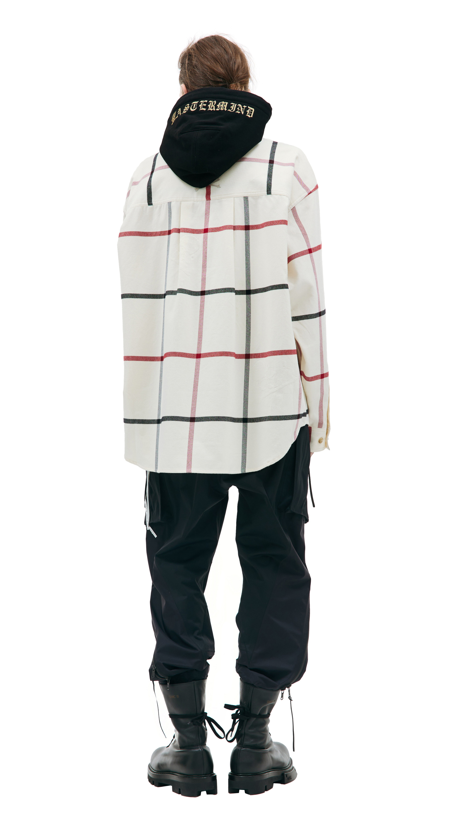 Mastermind WORLD Cotton hooded shirt