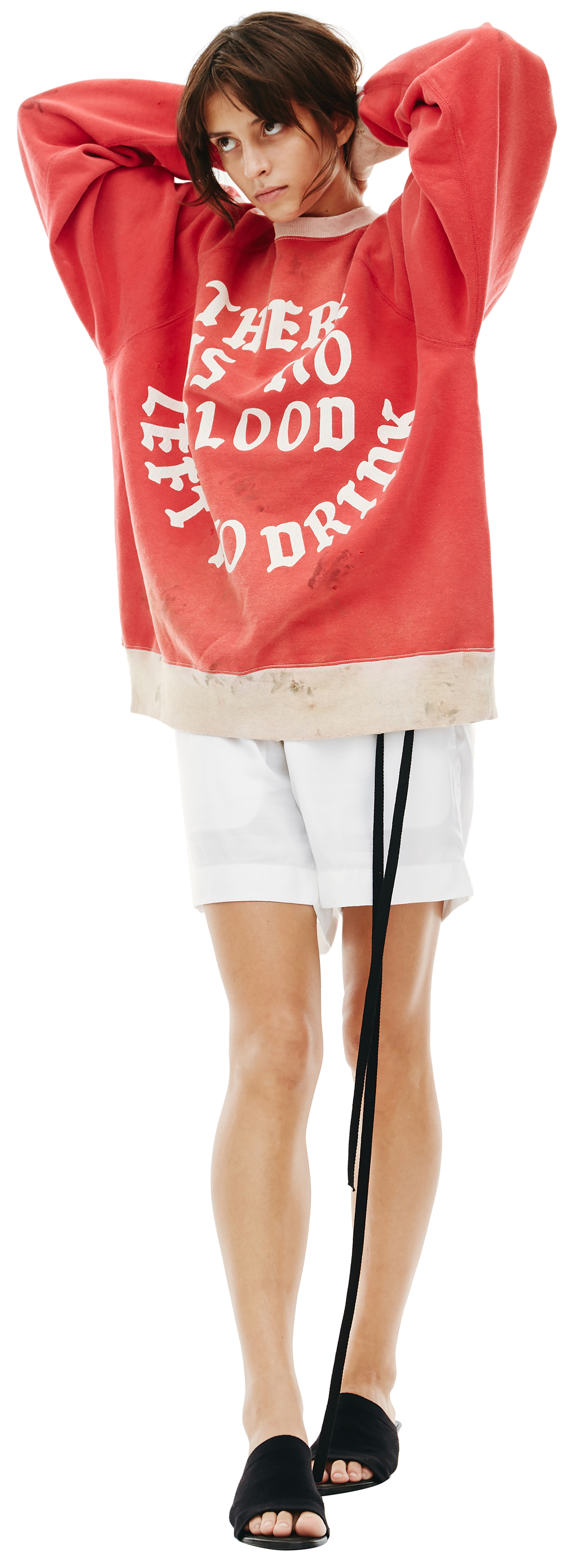 Saint Michael Printed oversize sweatshirt