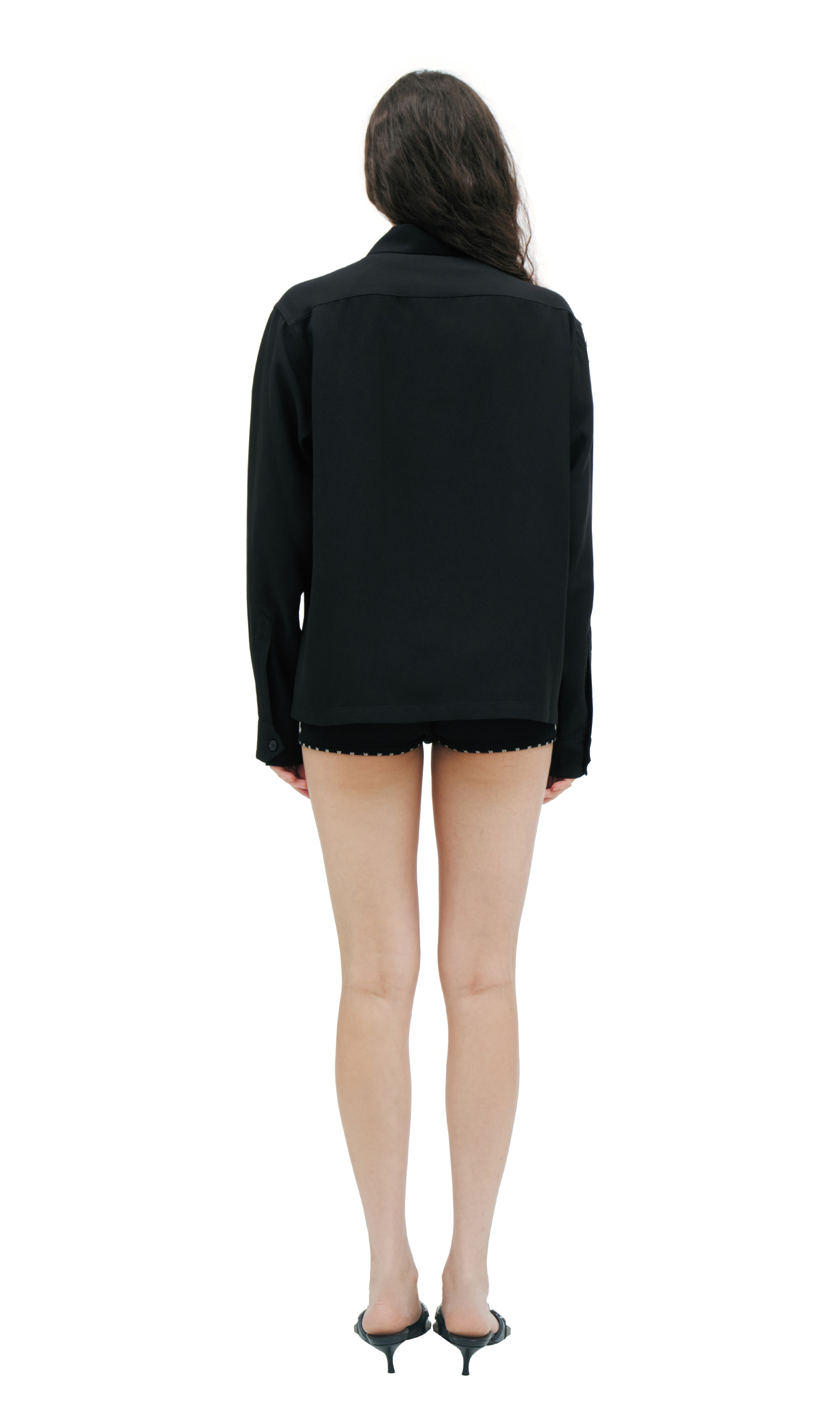 Enfants Riches Déprimés Shirt with a diagonal zipper