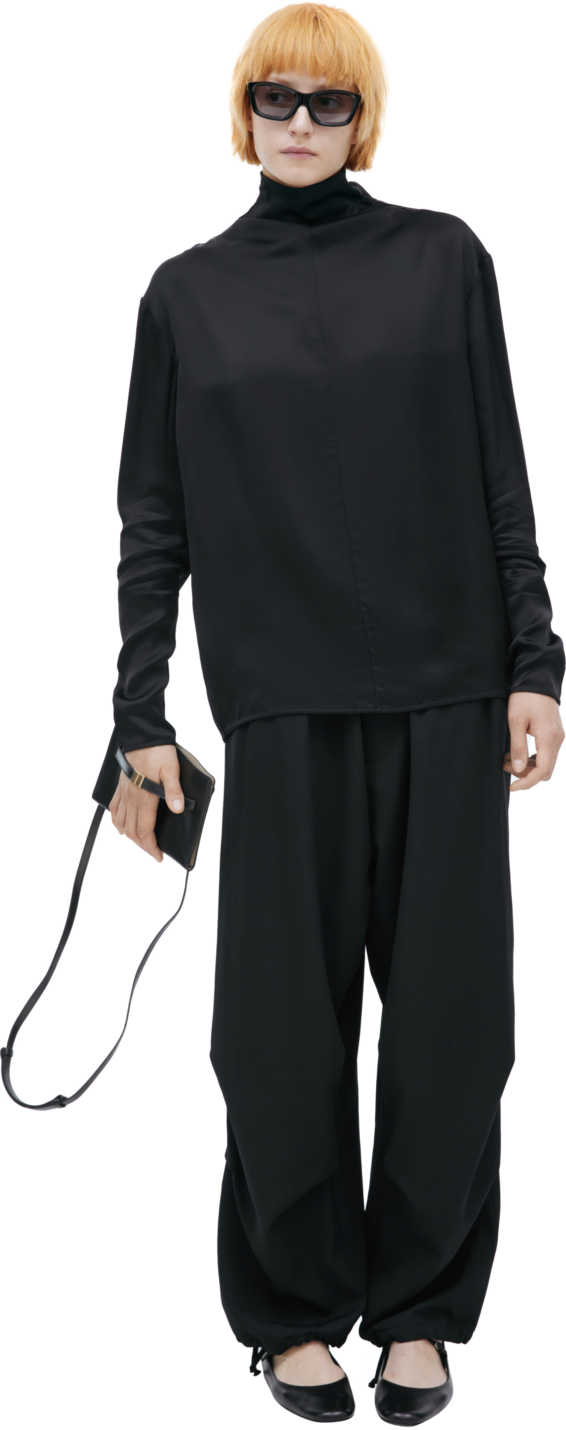 TOTEME blouse with a stand-up collar