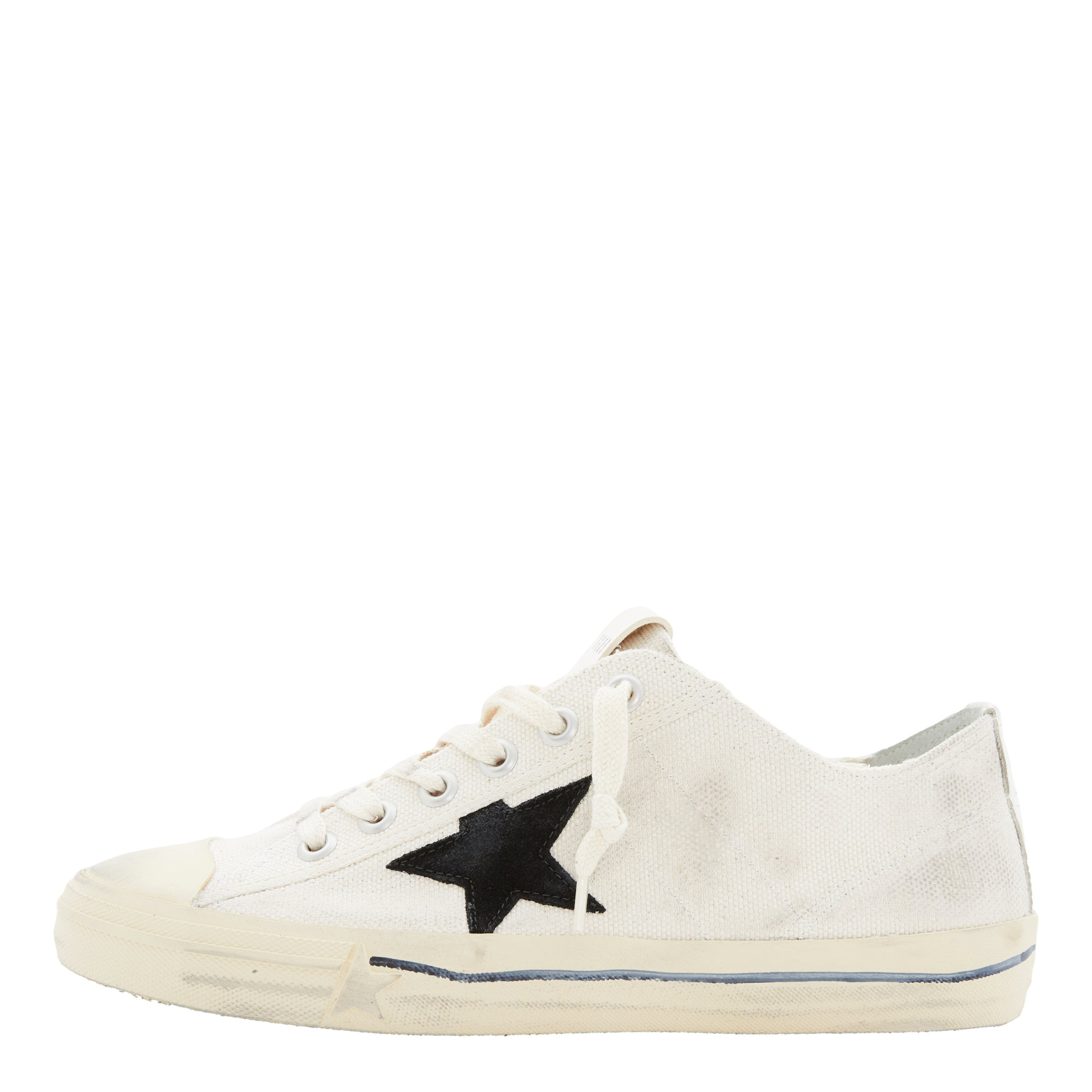Golden Goose Men\'s V-Star 2 Canvas Sneakers