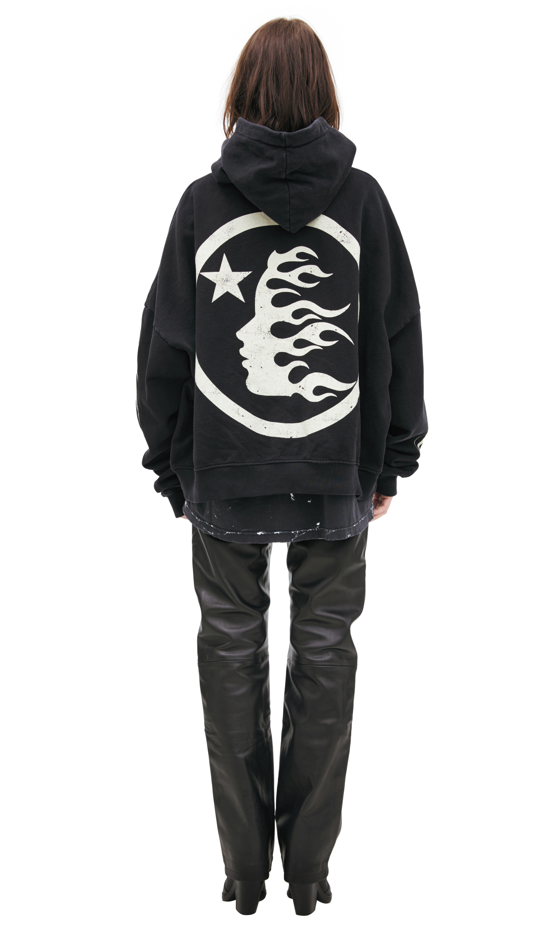 Hellstar Black print hoodie