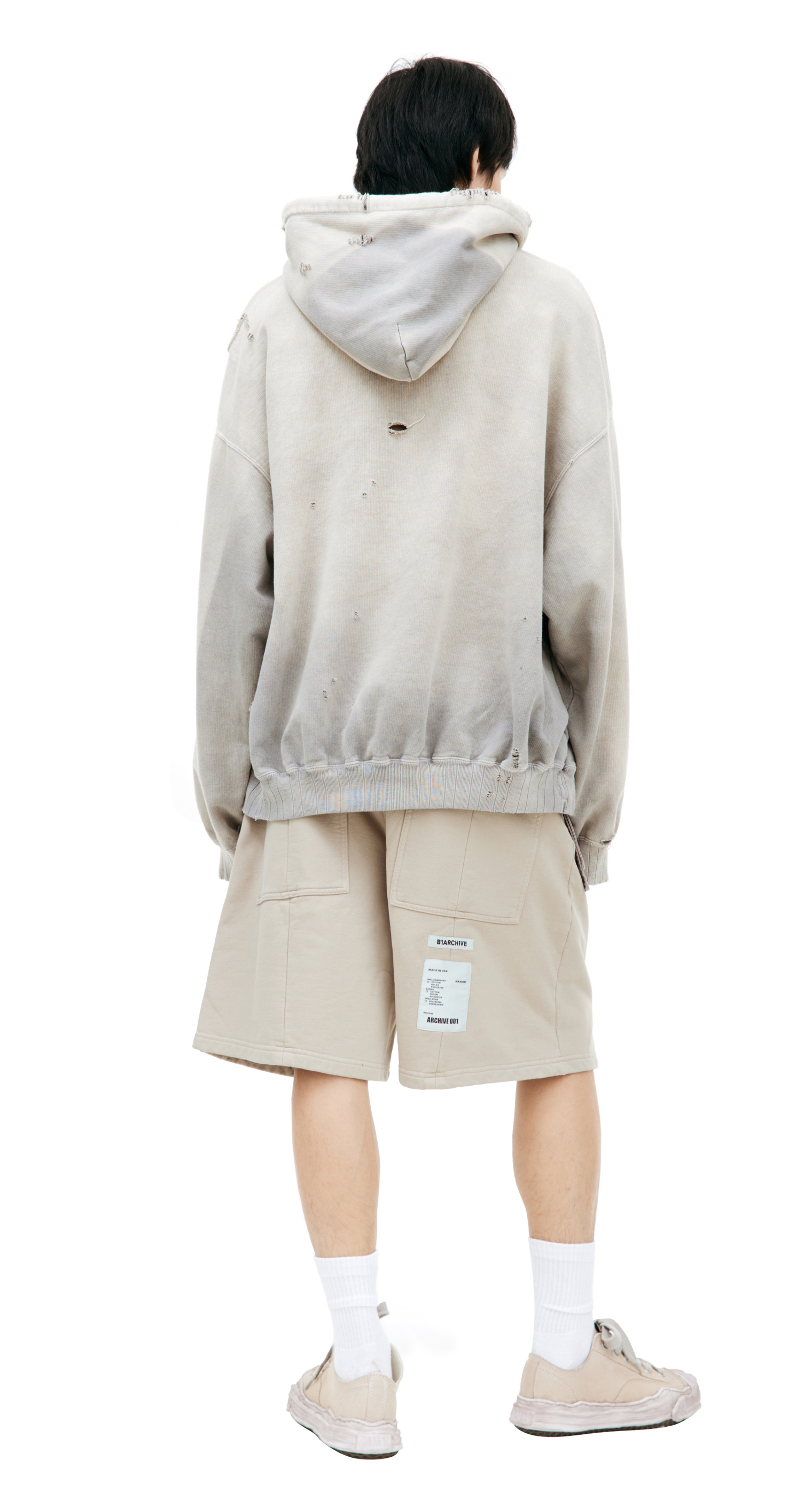 Maison Mihara Yasuhiro Destroyed hoodie