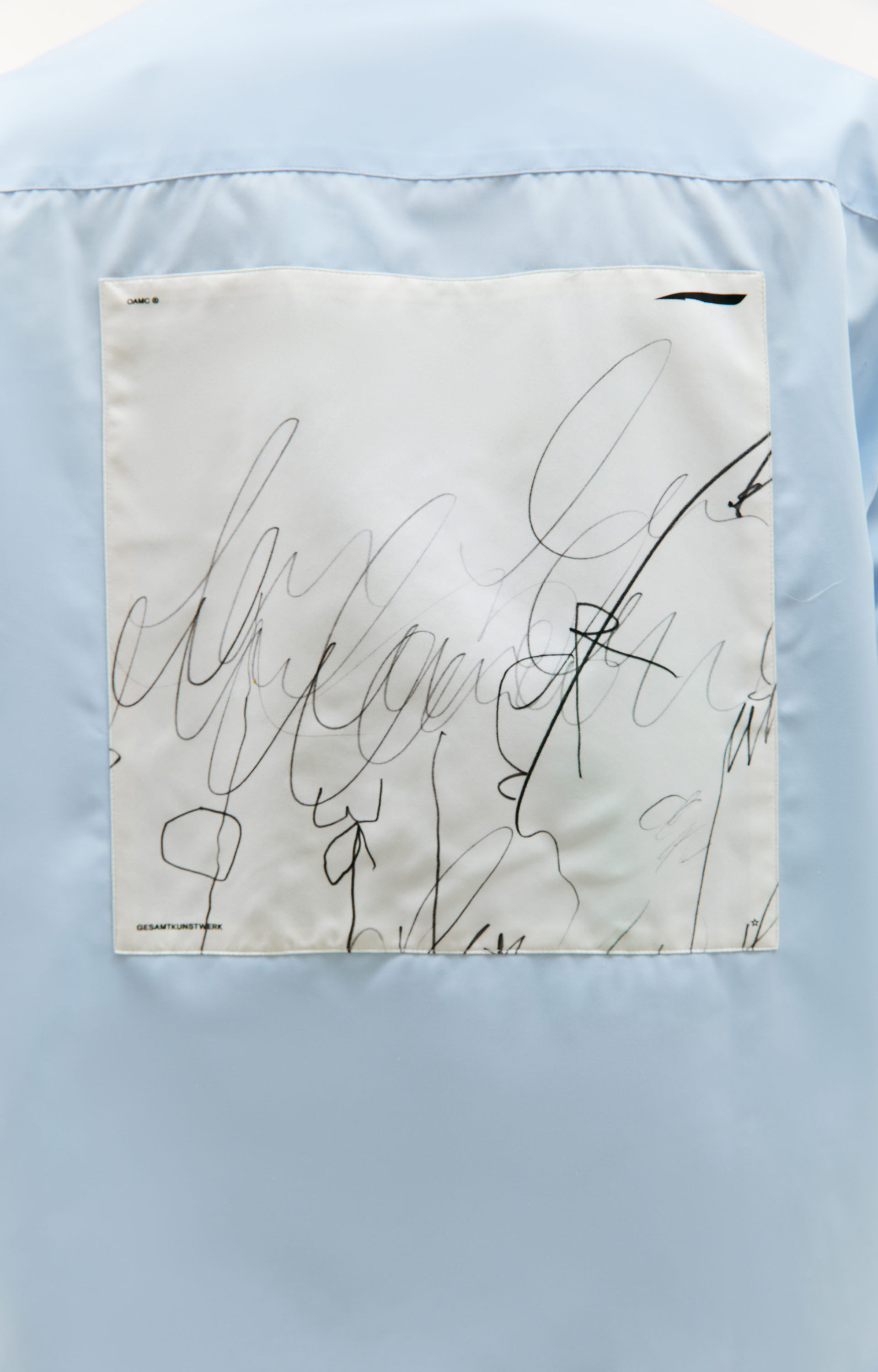 OAMC Kurt shirt with silk patch